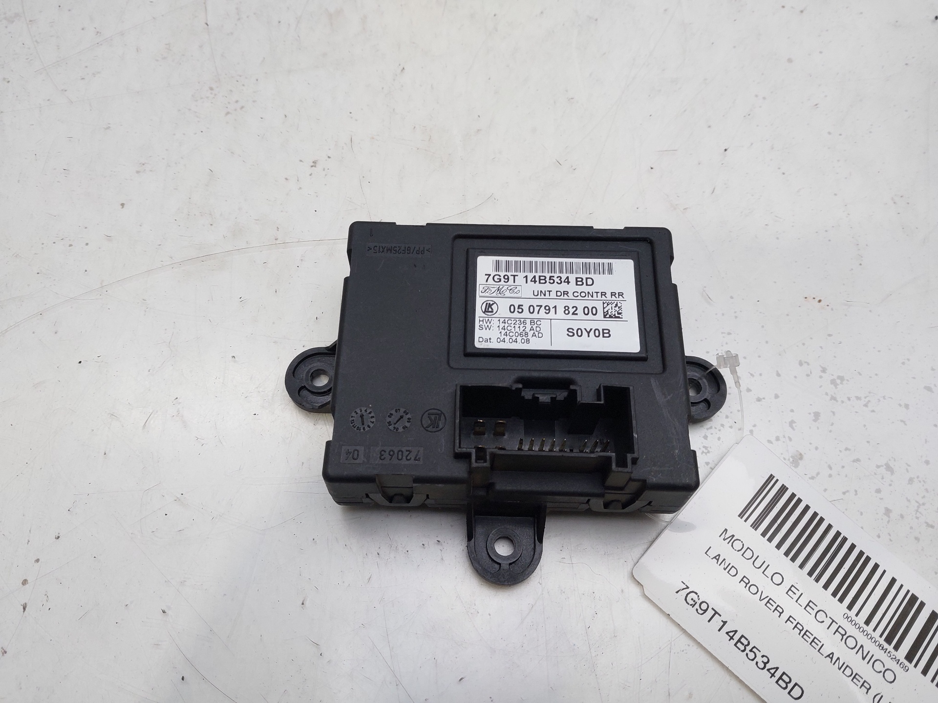 LAND ROVER Freelander 2 generation (2006-2015) Kiti valdymo blokai 7G9T14B534BD 23060190