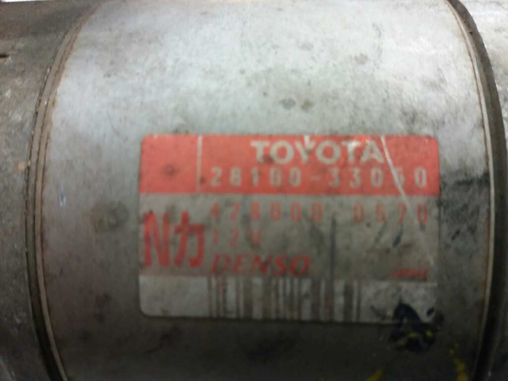 TOYOTA Yaris 1 generation (1999-2005) Starter Motor 2810033050 20171847