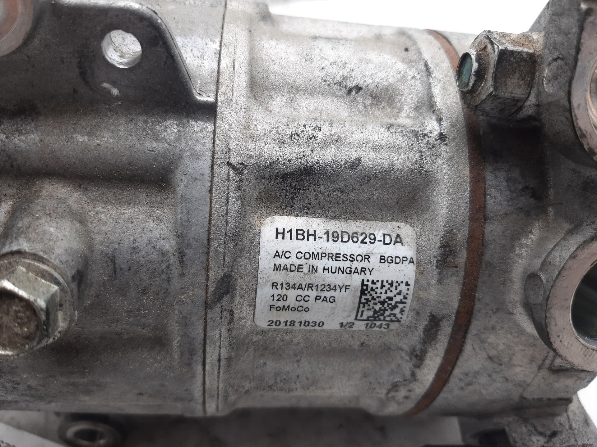 FORD Fiesta 6 generation (2008-2020) Помпа кондиціонера H1BH19D629DA,89.125KM,5PUERTAS 20152558