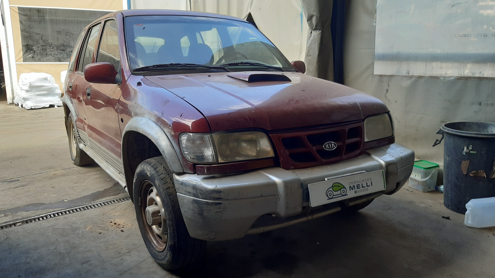 KIA Sportage 1 generation (1993-2006) Kardāna priekšējā daļa 0K01125100 18746550