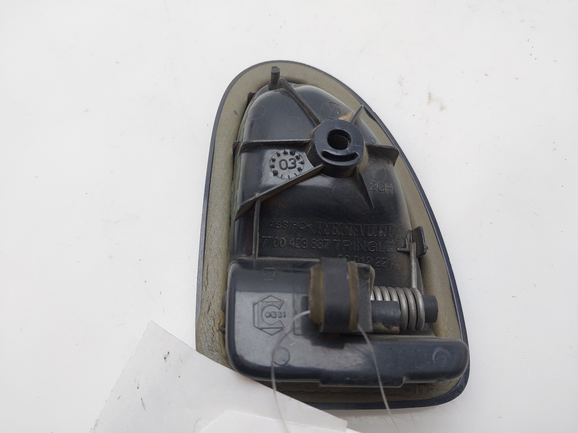 RENAULT Clio 3 generation (2005-2012) Left Rear Internal Opening Handle 7700423887 23710635