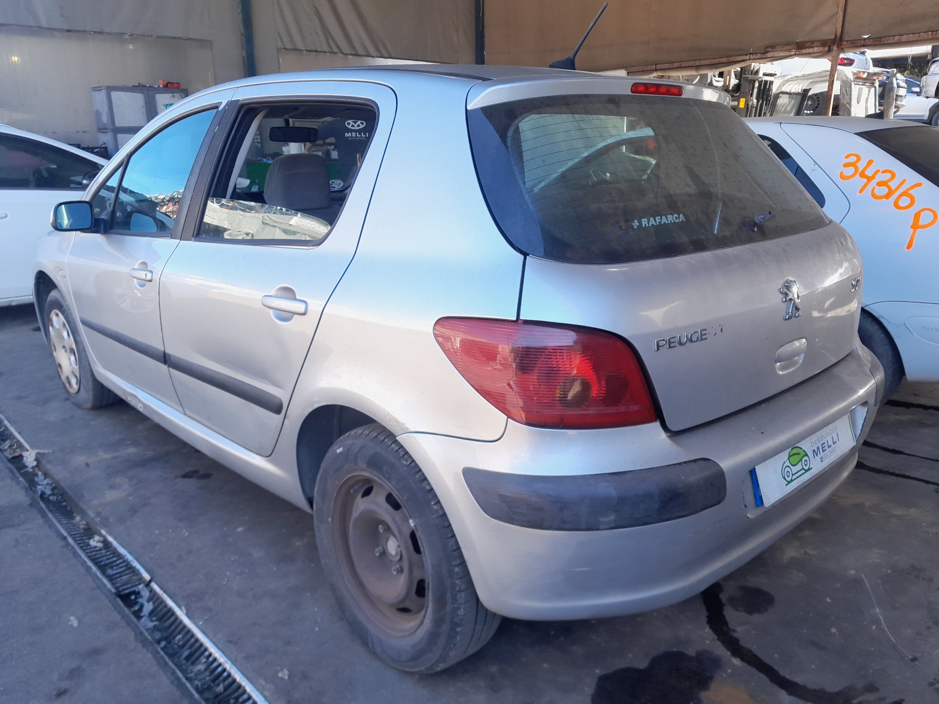 PEUGEOT 307 1 generation (2001-2008) Автомагнитола без навигации 96476647XT 25006299