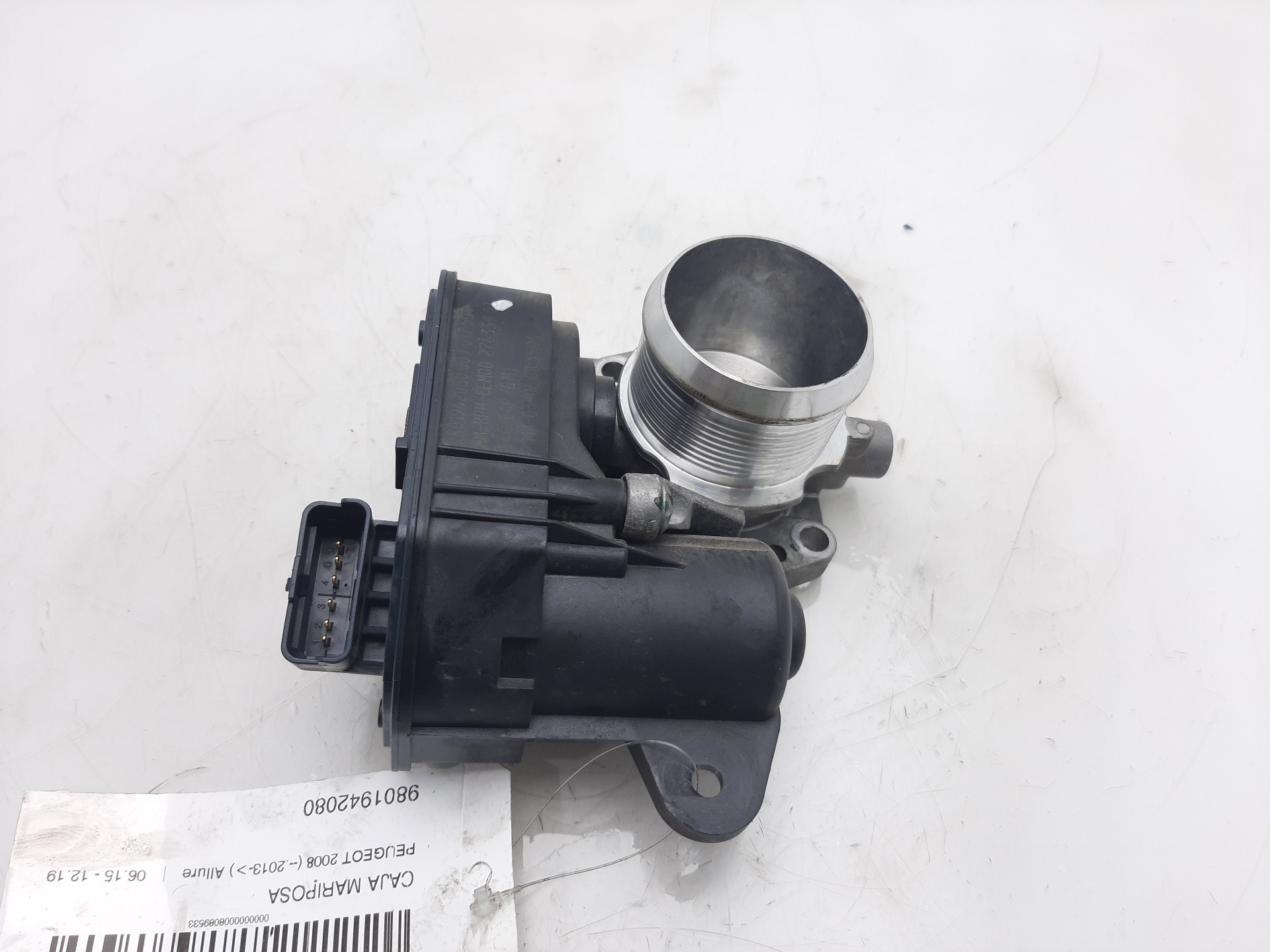 PEUGEOT 2008 1 generation (2013-2020) Throttle Body 9801942080, 47.675KMS, 5PUERTAS 24148359