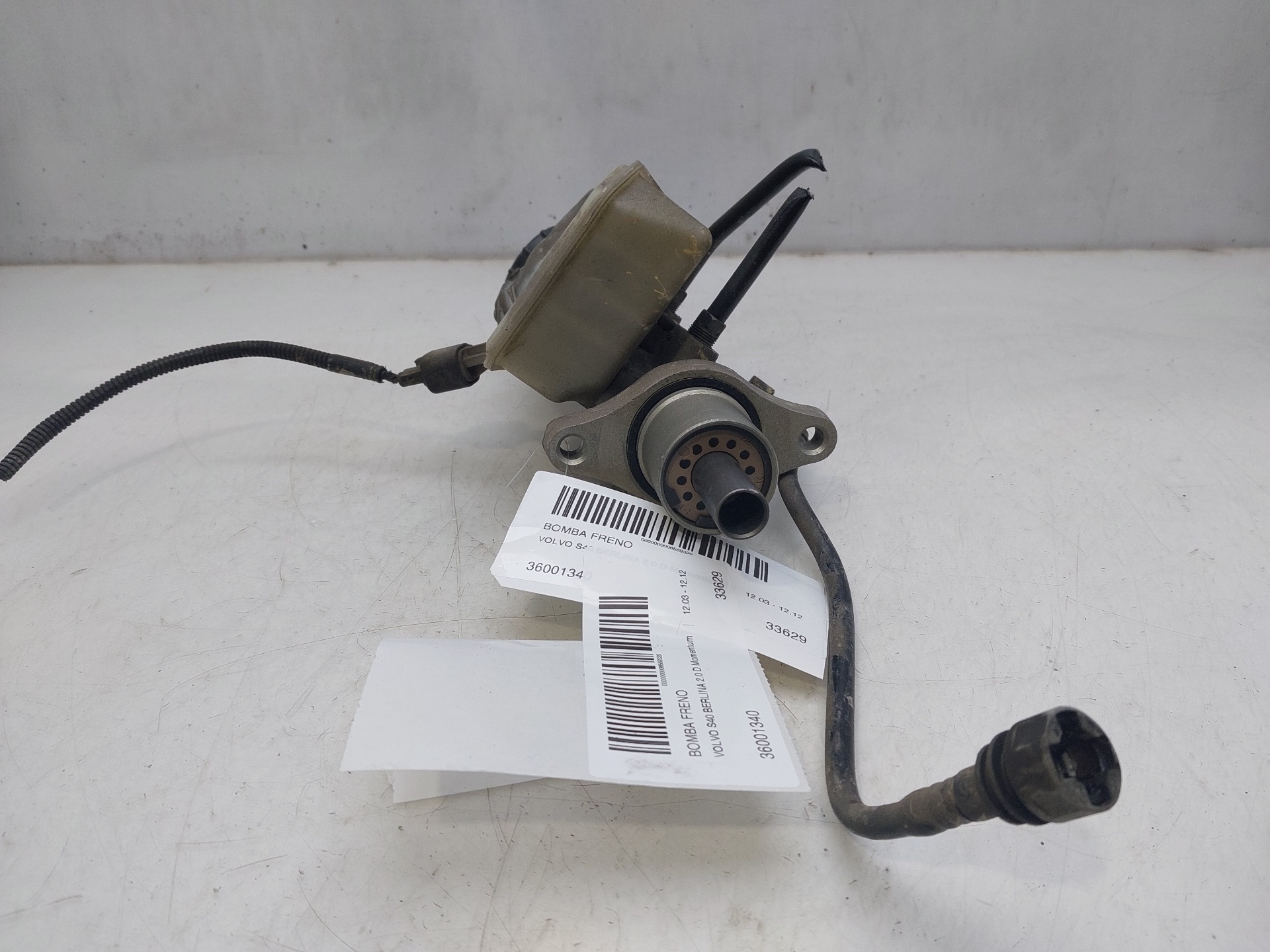 VOLVO S40 2 generation (2004-2012) Brake Cylinder 36001340 24759781