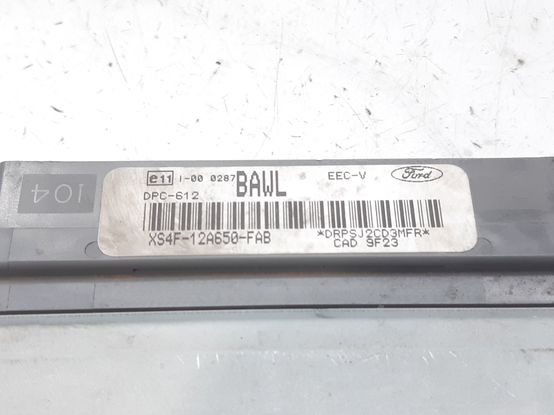 FORD Focus 1 generation (1998-2010) Engine Control Unit ECU XS4F12A650FAB 22029873