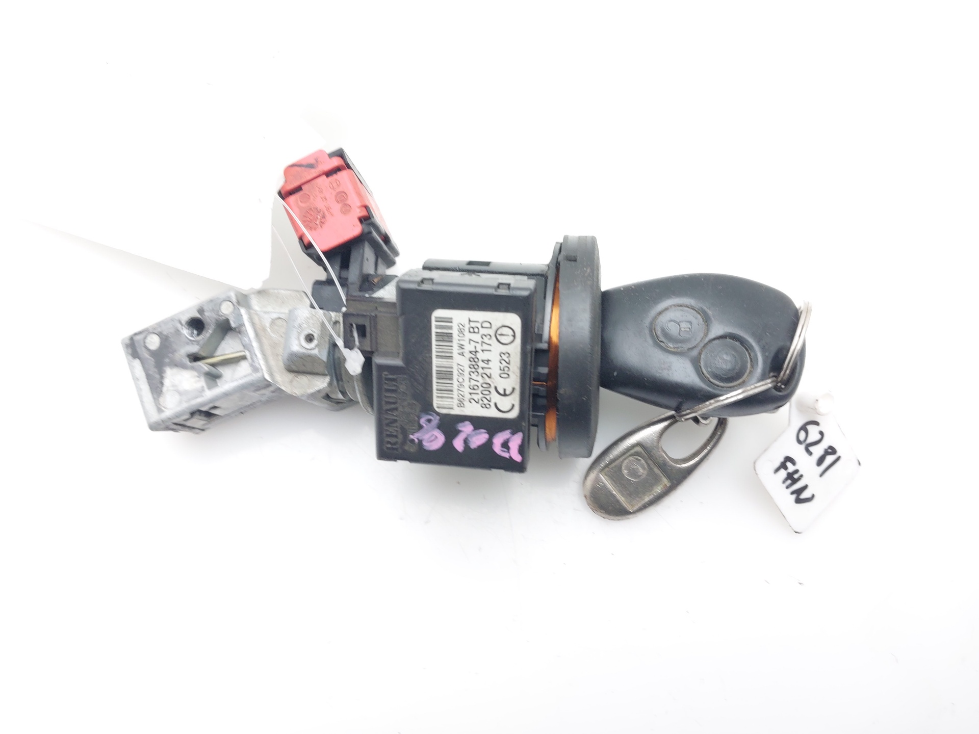 RENAULT Clio 3 generation (2005-2012) Ignition Lock N0502060 22541872