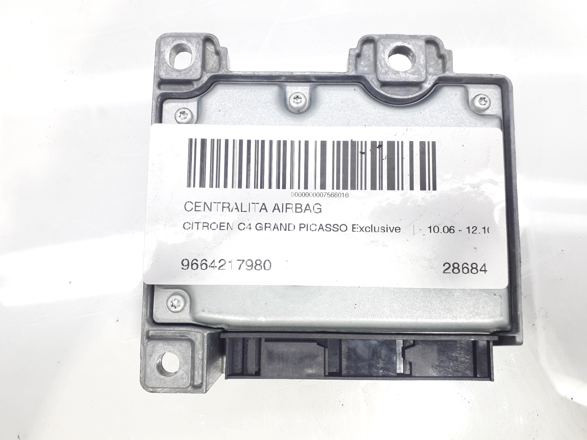 CITROËN C4 Picasso 1 generation (2006-2013) SRS vadības bloks 9664217980 22453892