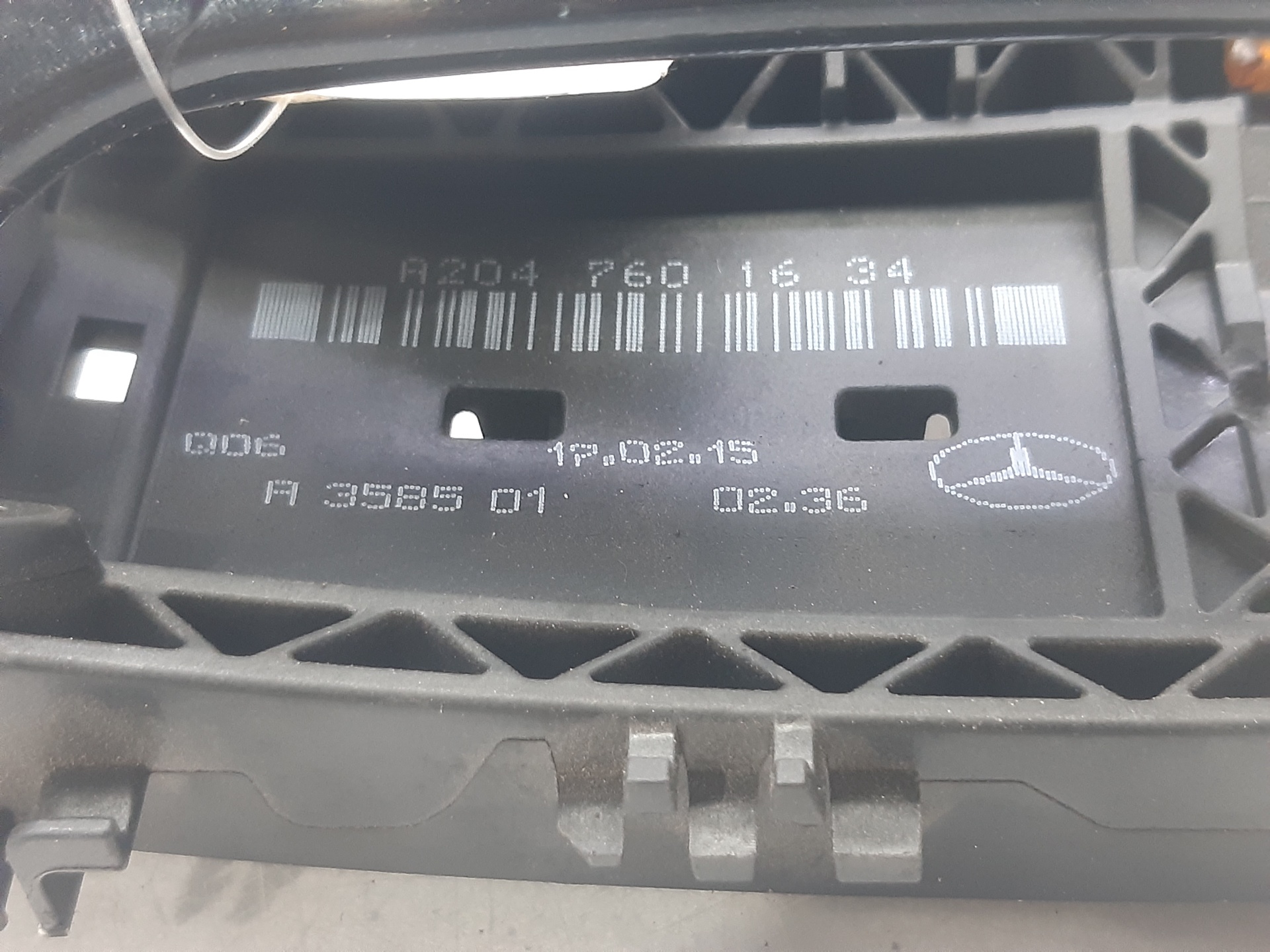 MERCEDES-BENZ B-Class W246 (2011-2020) Наружная ручка задней правой двери A2047601634 18673718