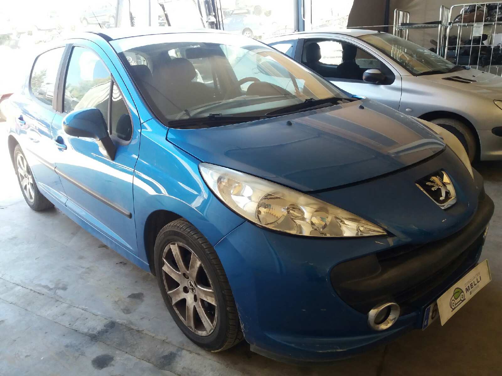 PEUGEOT 207 1 generation (2006-2009) Бампер задний 7013KS 20180016