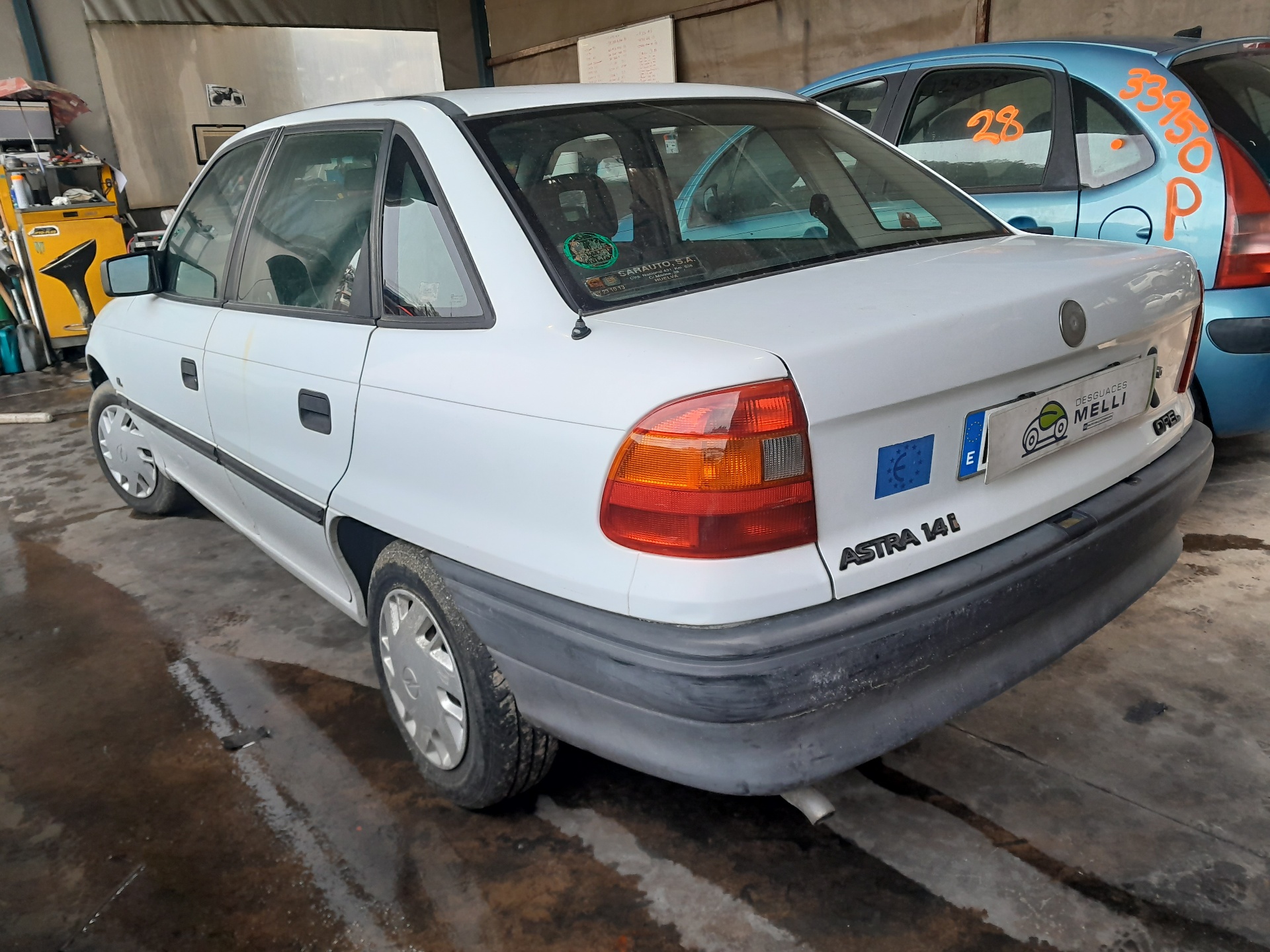 OPEL Astra F (1991-2002) Замок передней левой двери 90493701 23540603