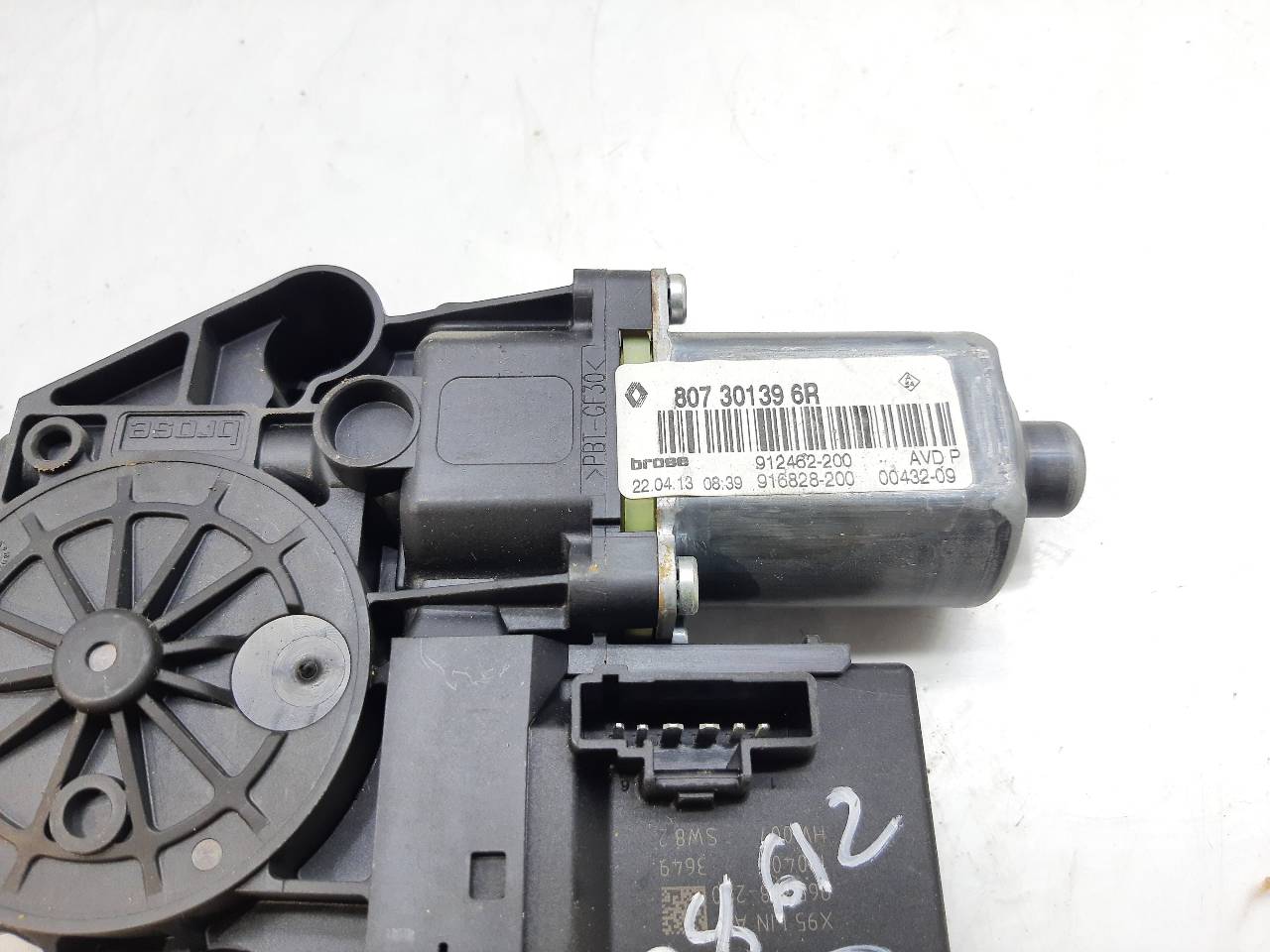 RENAULT Megane 3 generation (2008-2020) Motor de control geam ușă dreapta față 807301396R 20789650