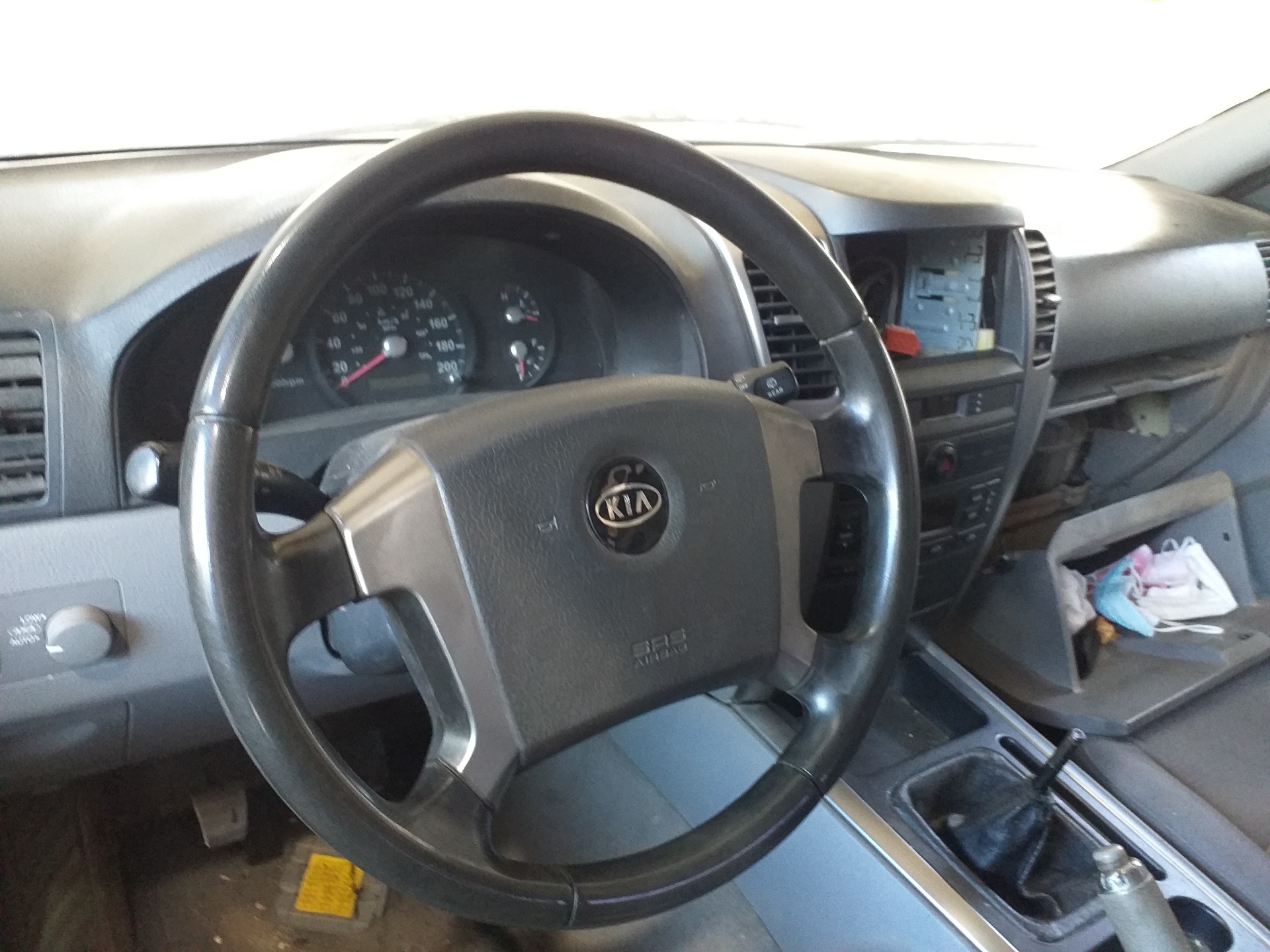 KIA Sorento 1 generation (2002-2011) Galinių dešinių durų stiklo pakelėjas 834043E000 18749070