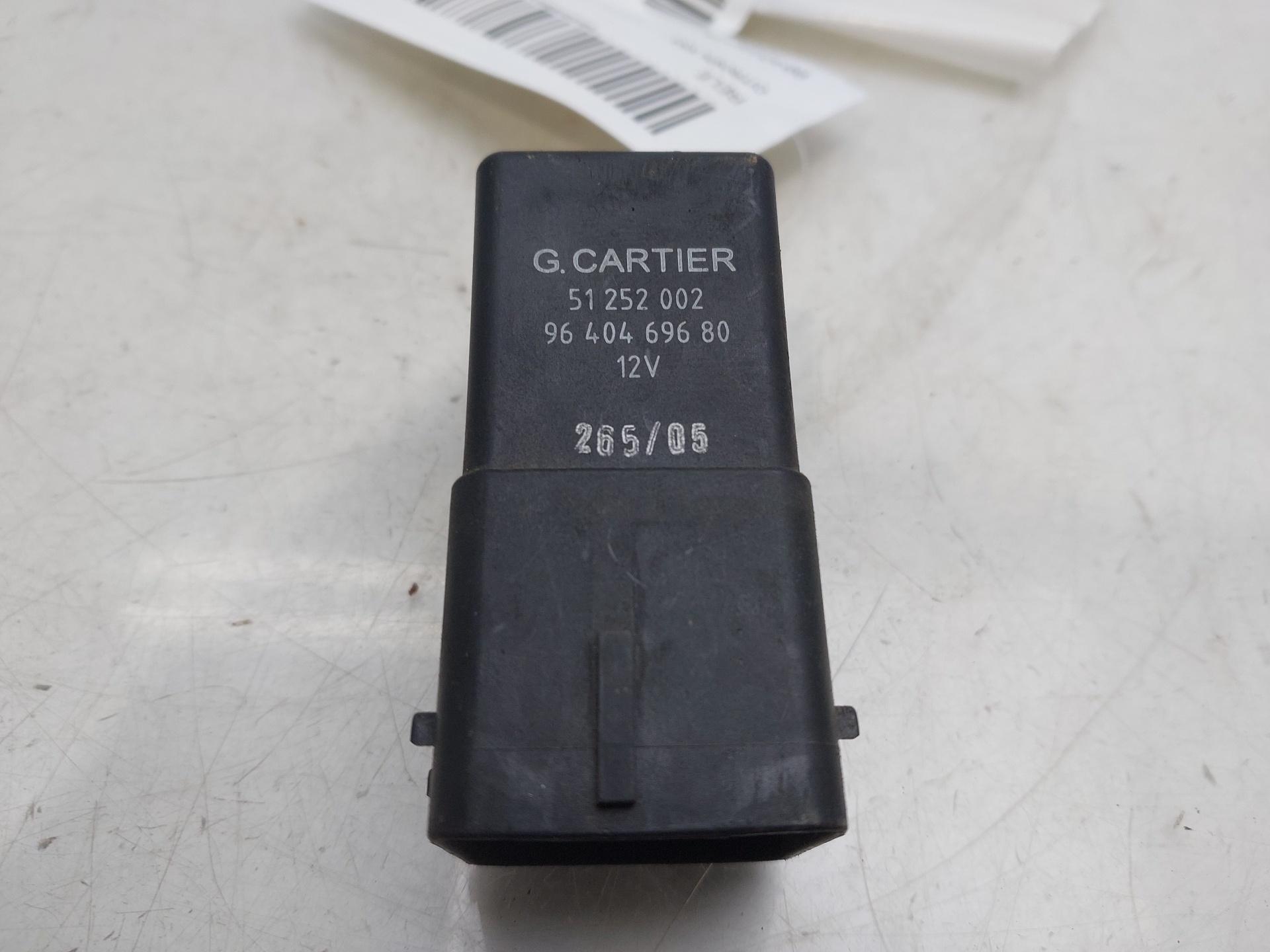 CITROËN C3 1 generation (2002-2010) Relays 9640469680 25327811