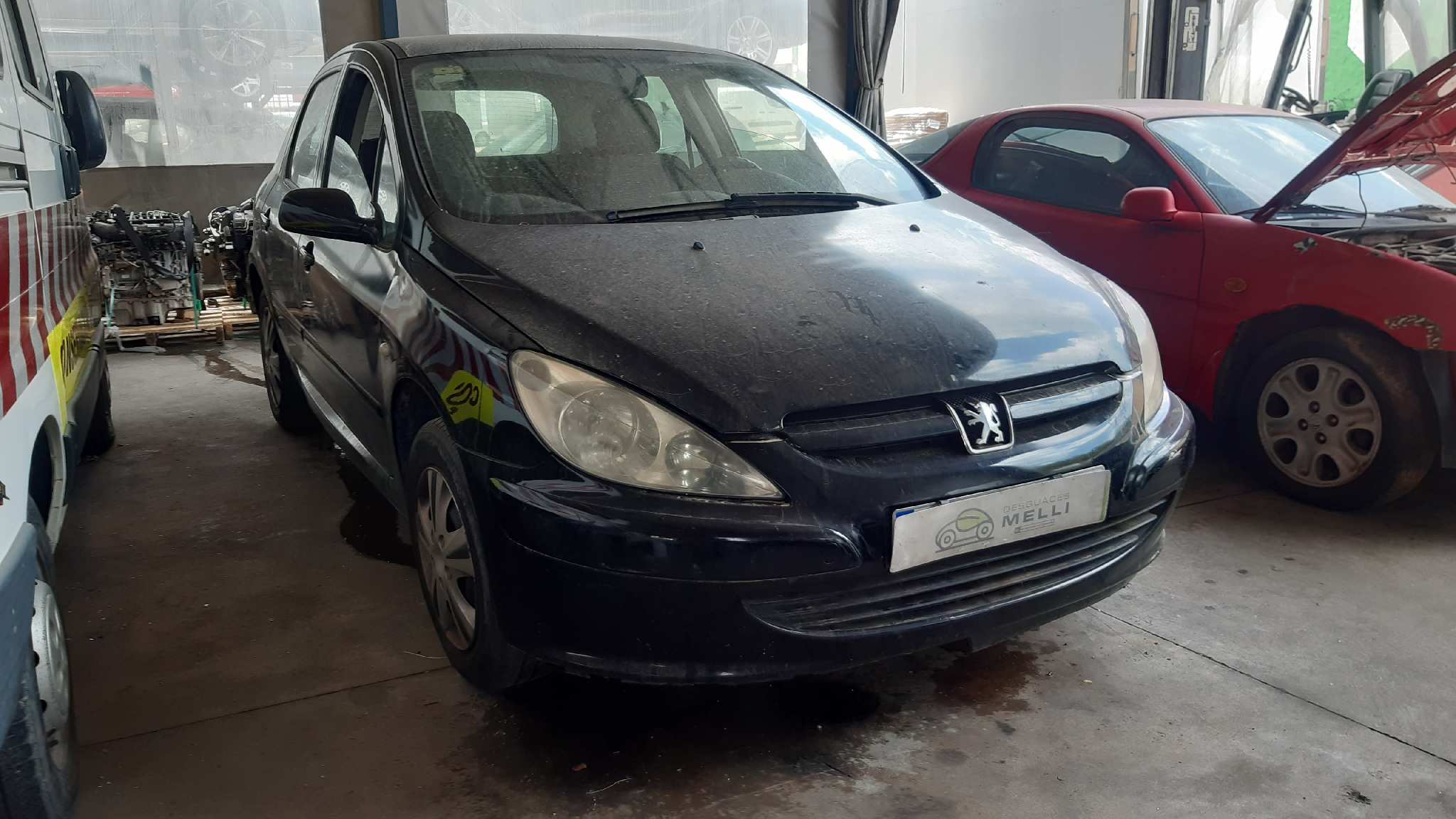 PEUGEOT 307 1 generation (2001-2008) Priekinių dešinių durų stiklo pakelėjas 9222K0 18529829