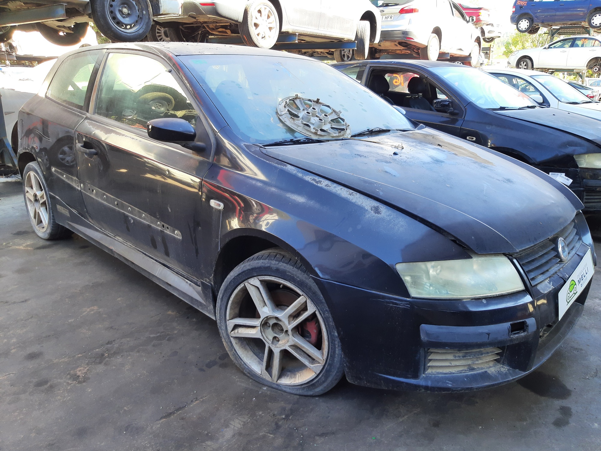 FIAT Stilo 1 generation (2001-2010) Vasen takavalo 0046823706 21537243