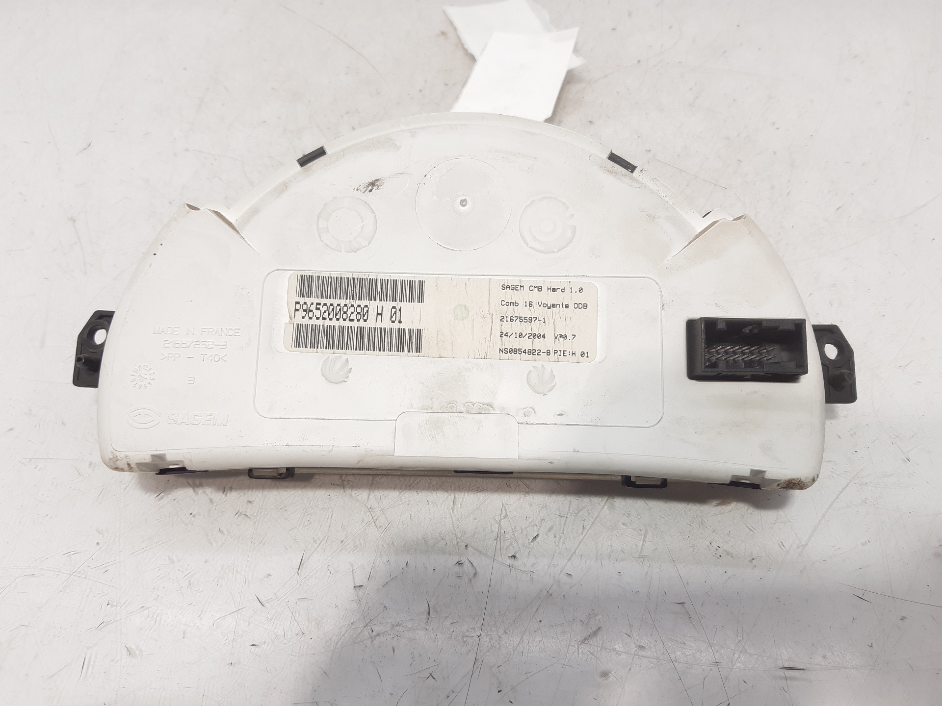 CITROËN C3 1 generation (2002-2010) Compteur de vitesse 9652008280 18730662