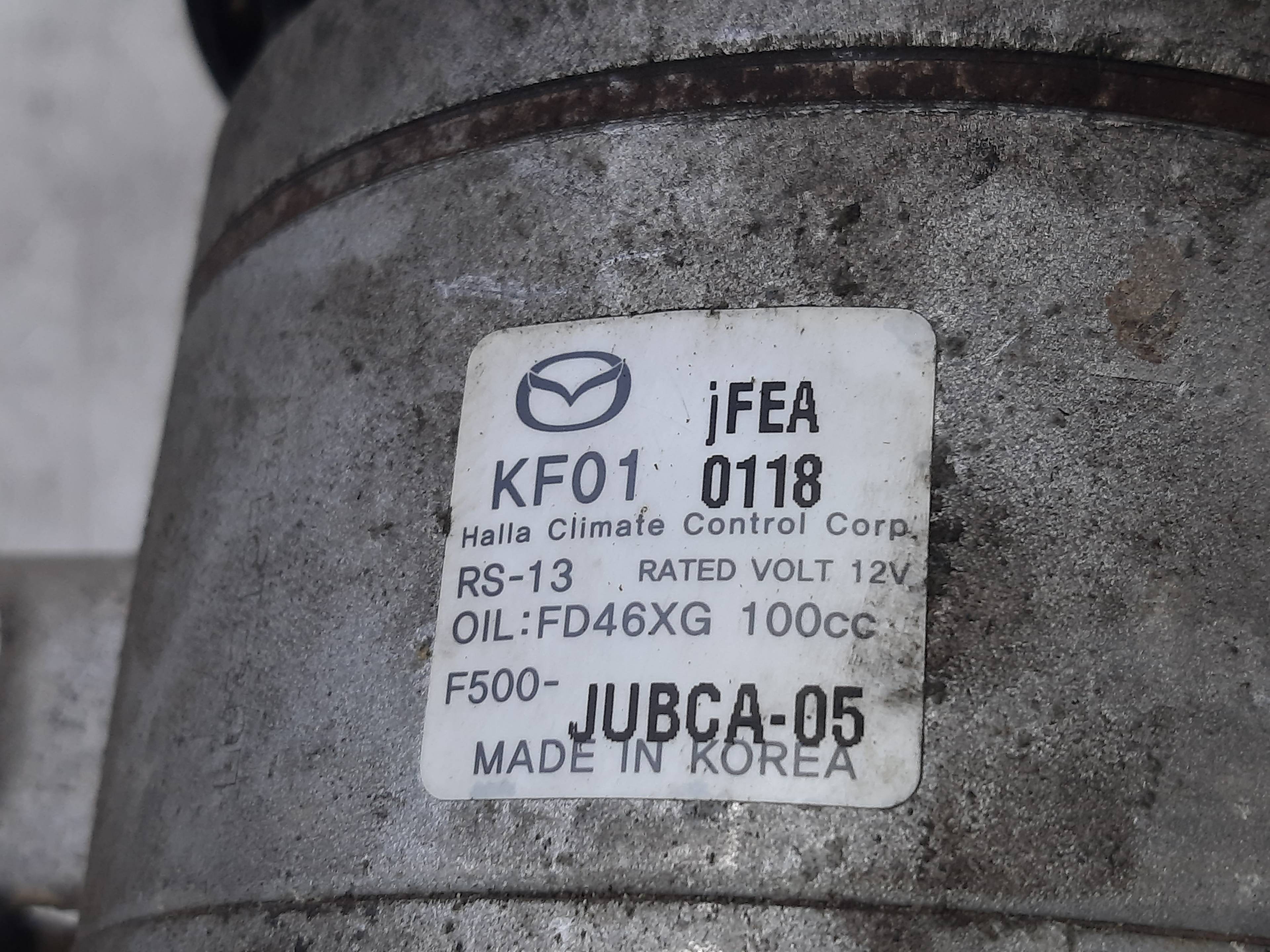 MAZDA 3 BM (2013-2019) Hасос кондиционера F500JUBCA05 24062350