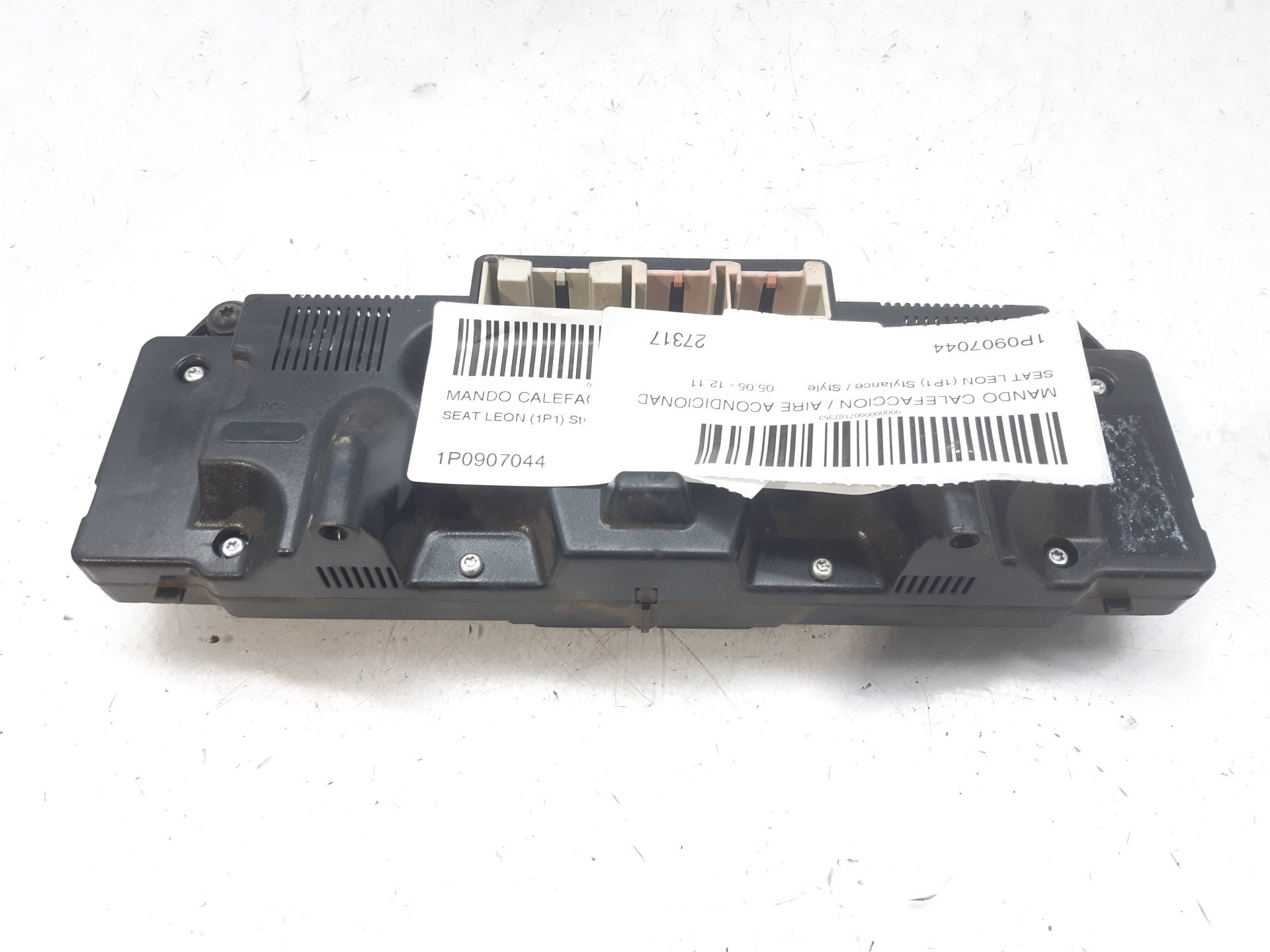 SEAT Leon 2 generation (2005-2012) Climate  Control Unit 1P0907044 22301533