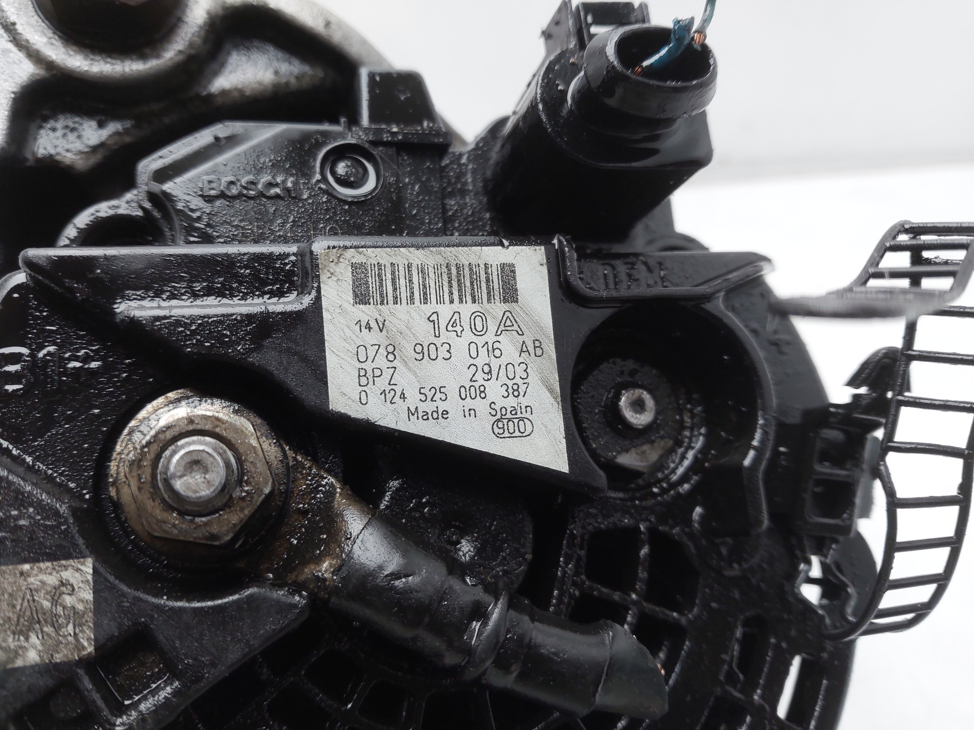 AUDI A3 8L (1996-2003) Generator 078903016AB 23533457