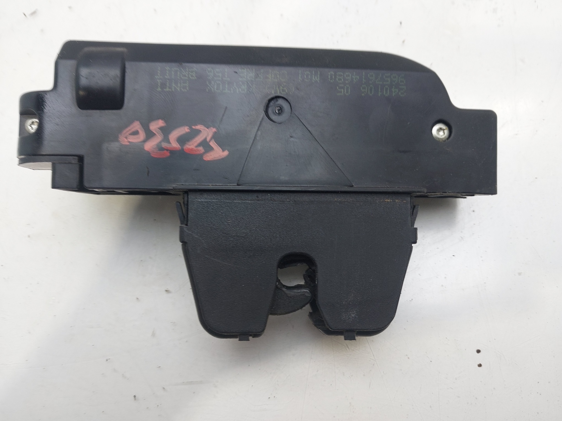 PEUGEOT 307 1 generation (2001-2008) Tailgate Boot Lock 9657614680 21717141