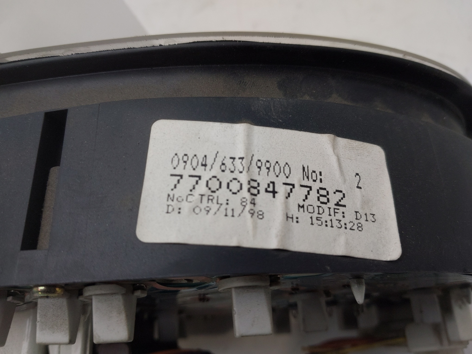 RENAULT Megane 1 generation (1995-2003) Speedometer 7700847782 24149023