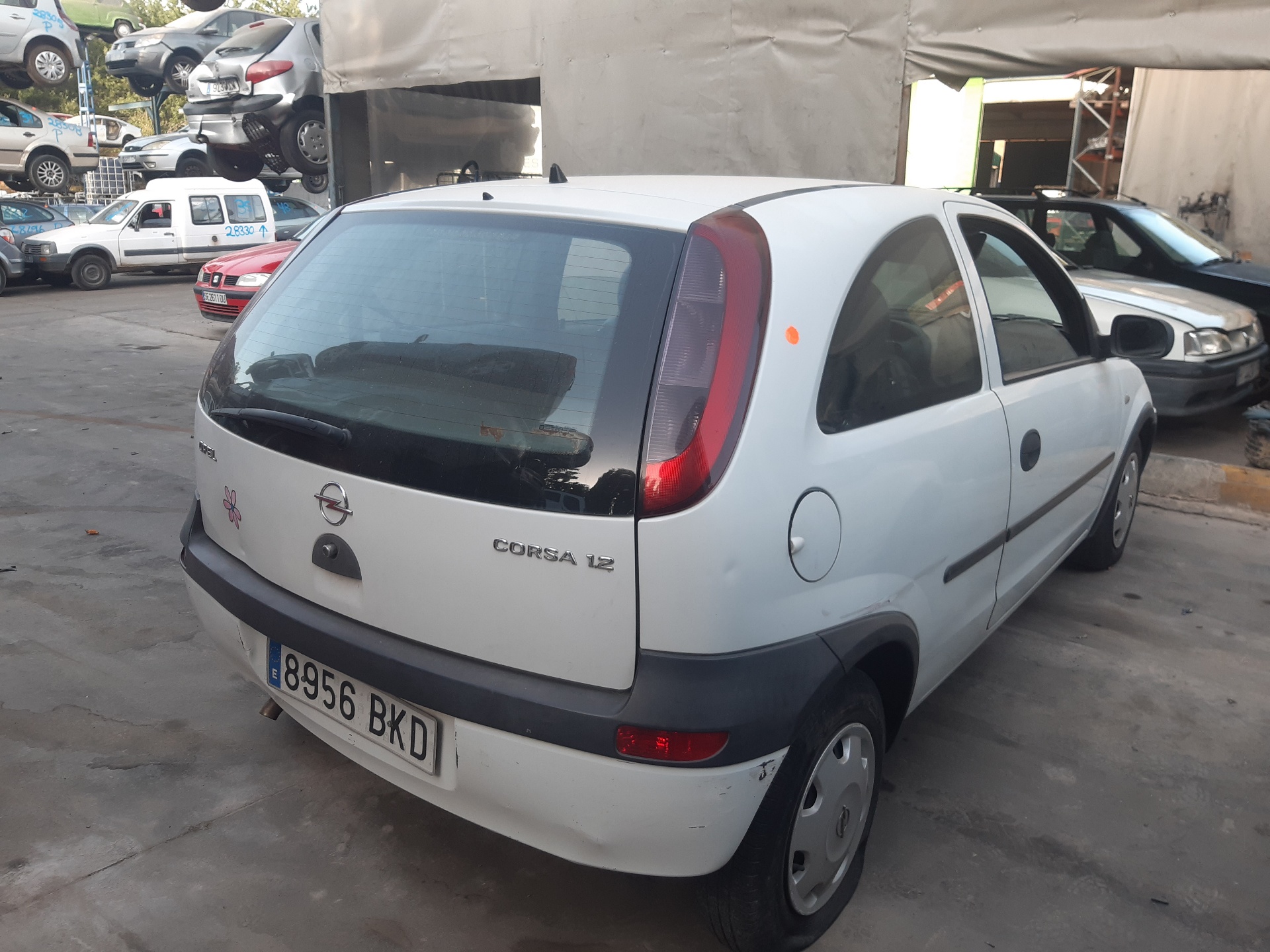 OPEL Corsa C (2000-2006) Priekinių dešinių durų spyna 24434885 18801180