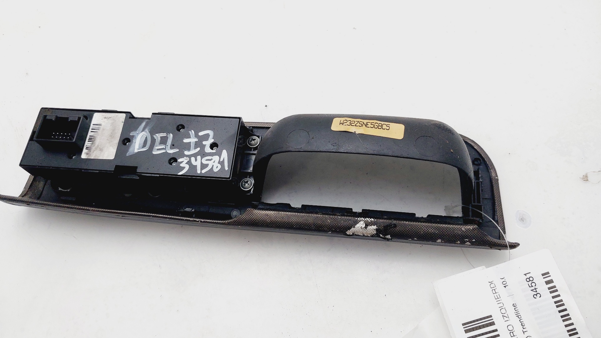 VOLKSWAGEN Toledo 2 generation (1999-2006) Front Left Door Window Switch 1J4959857D 25710059