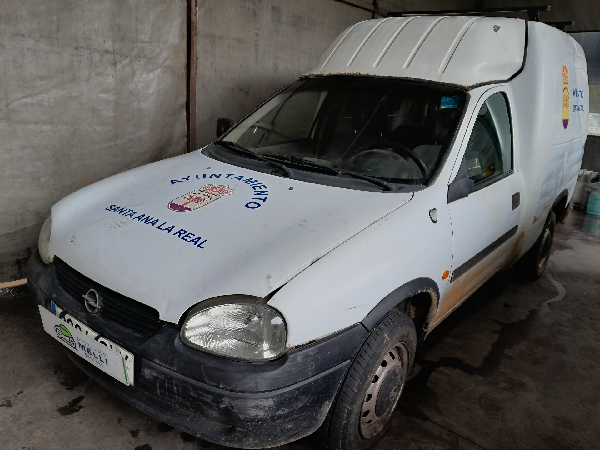 OPEL Combo B (1993-2001) Другие внутренние детали 90388606 20147653