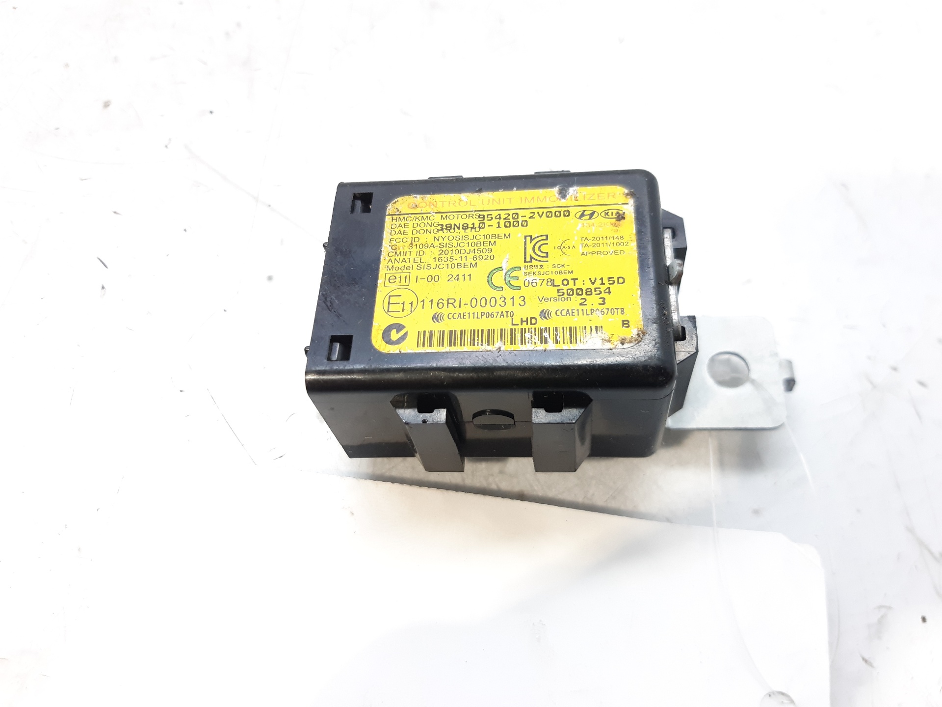 KIA Sportage 4 generation (2016-2022) Immobiliser control unit 954202V000 18739459