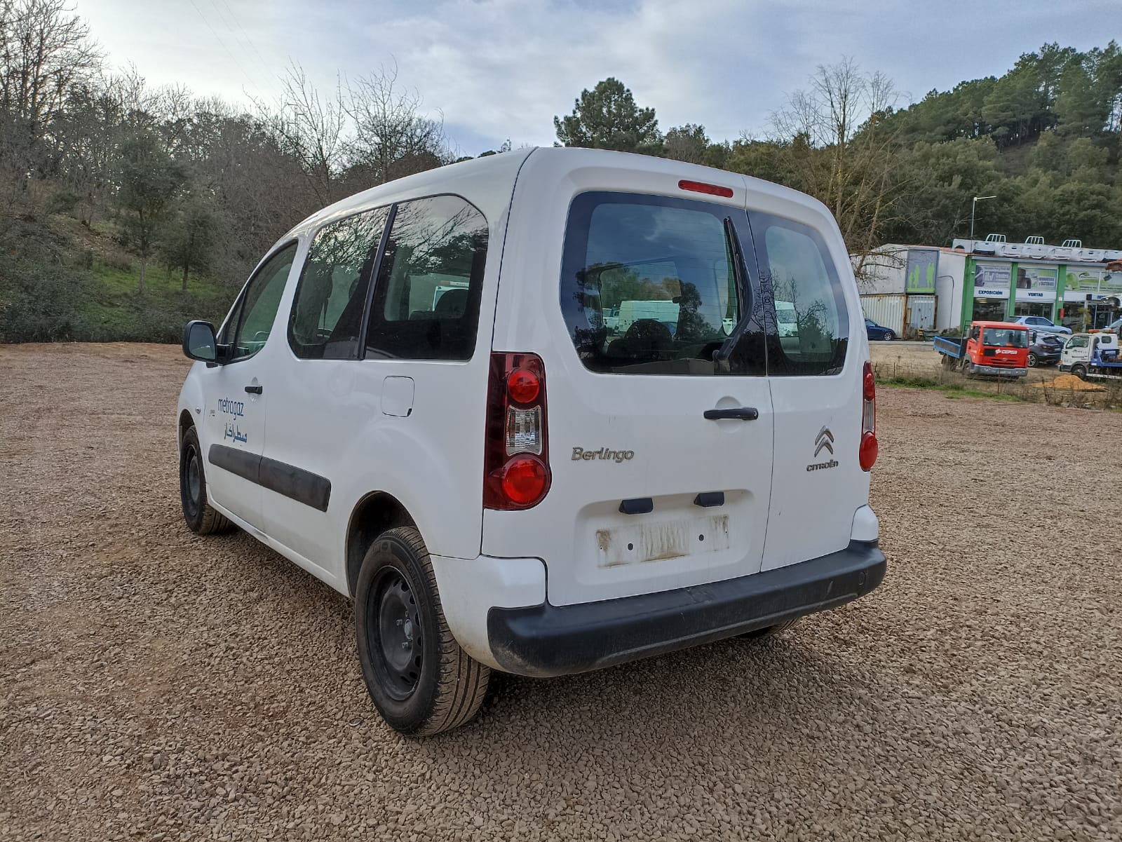 CITROËN Berlingo 2 generation (2008-2023) Левая задняя внутренняя ручка открытия 96555515XT 18783463