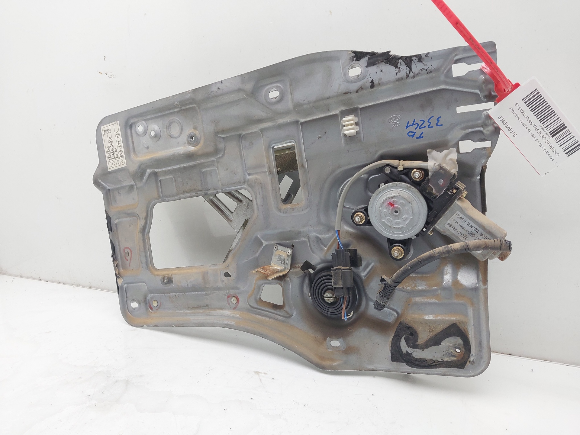 MERCEDES-BENZ Santa Fe SM (2000-2013) Rear Right Door Window Regulator 8348026010 22630443