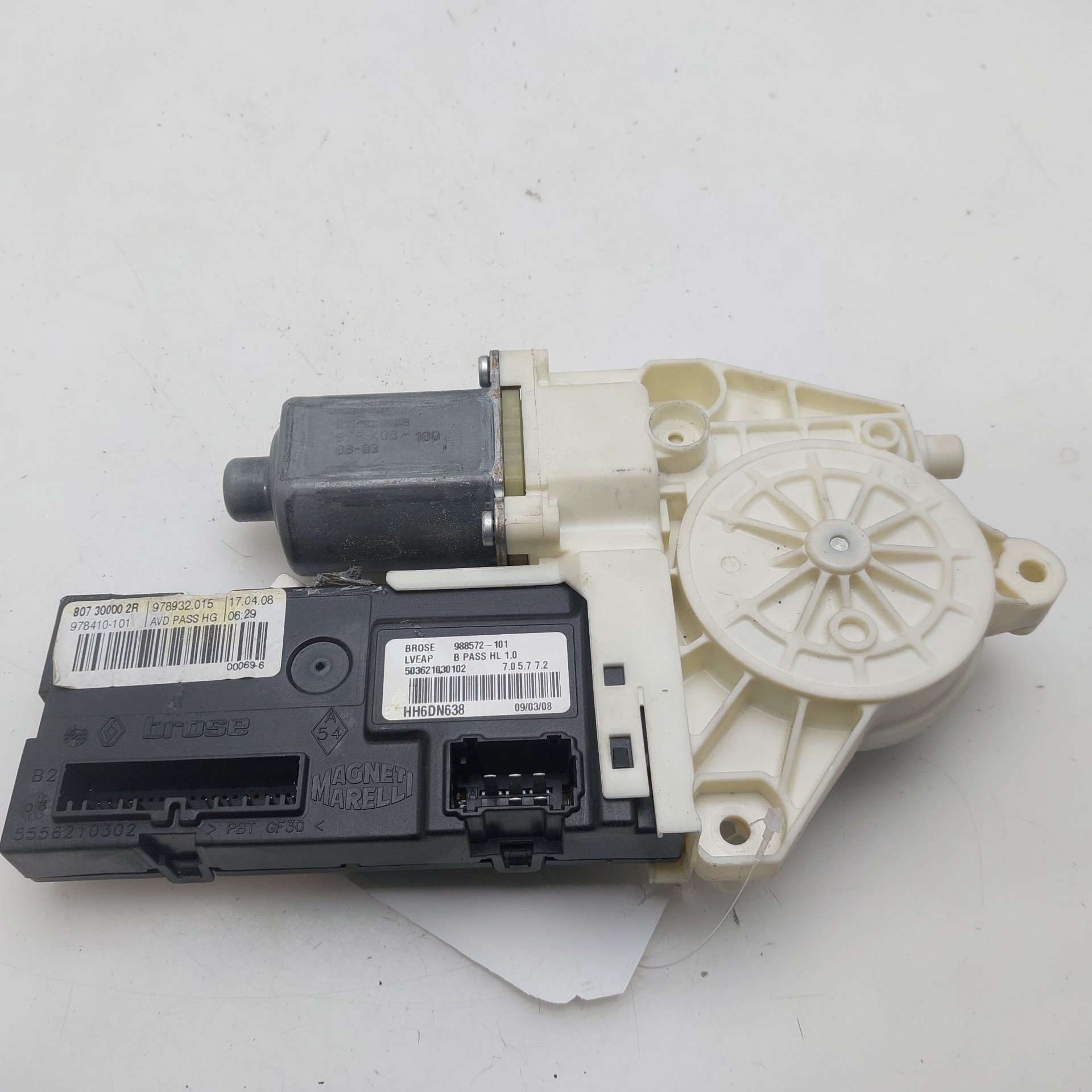 CITROËN Laguna 3 generation (2007-2015) Front Right Door Window Control Motor 807300002R 24953011