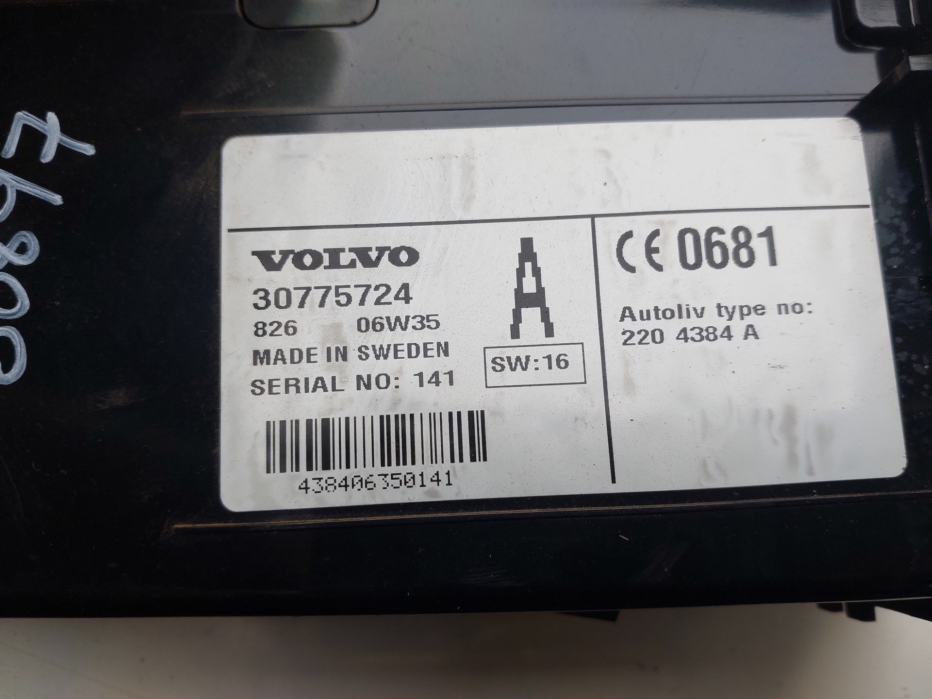 VOLVO V70 2 generation (2000-2008) Switches 30775724 22561378