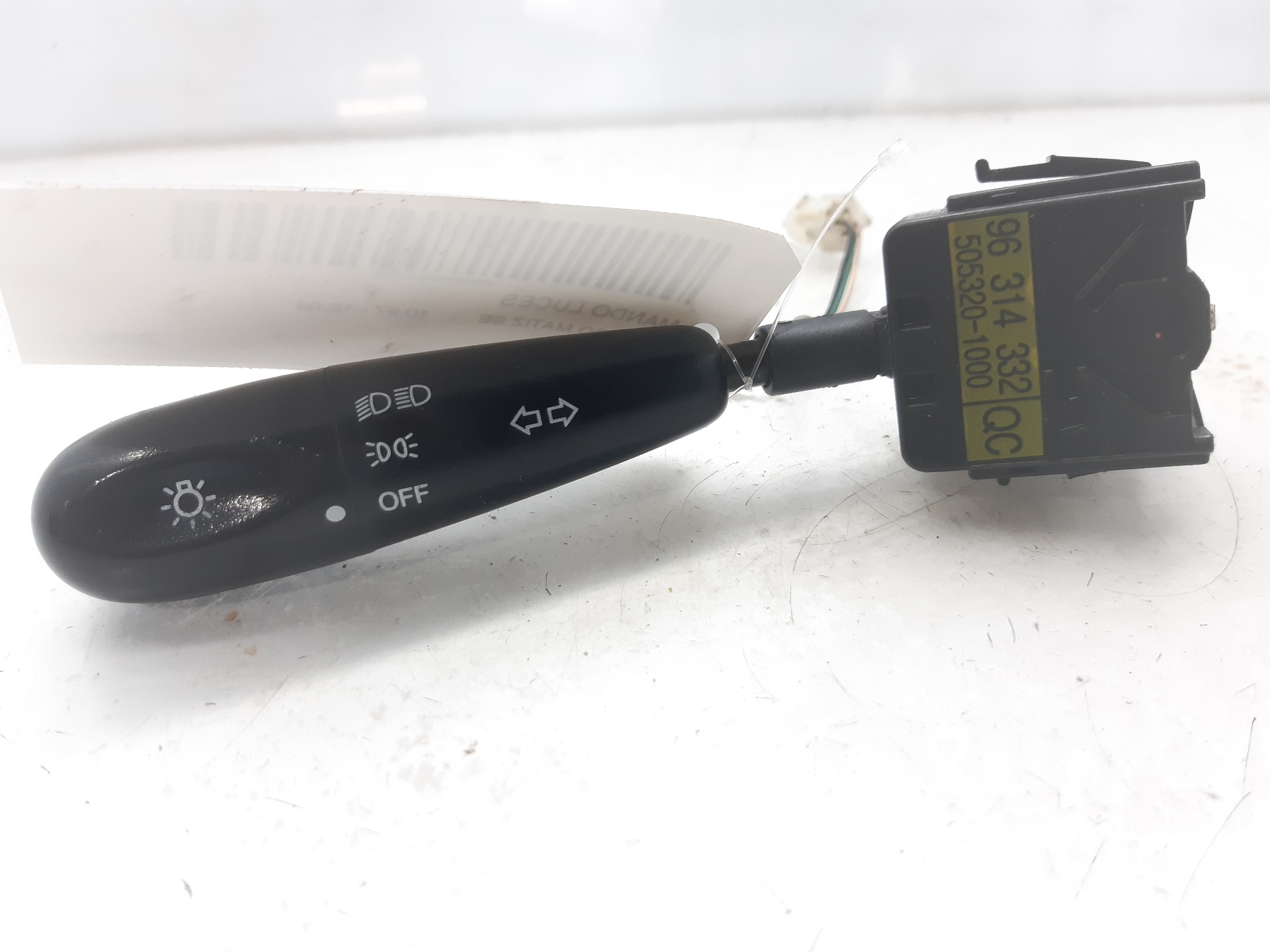 DAEWOO Matiz M100 (1998-2001) Headlight Switch Control Unit 96314332 24128715