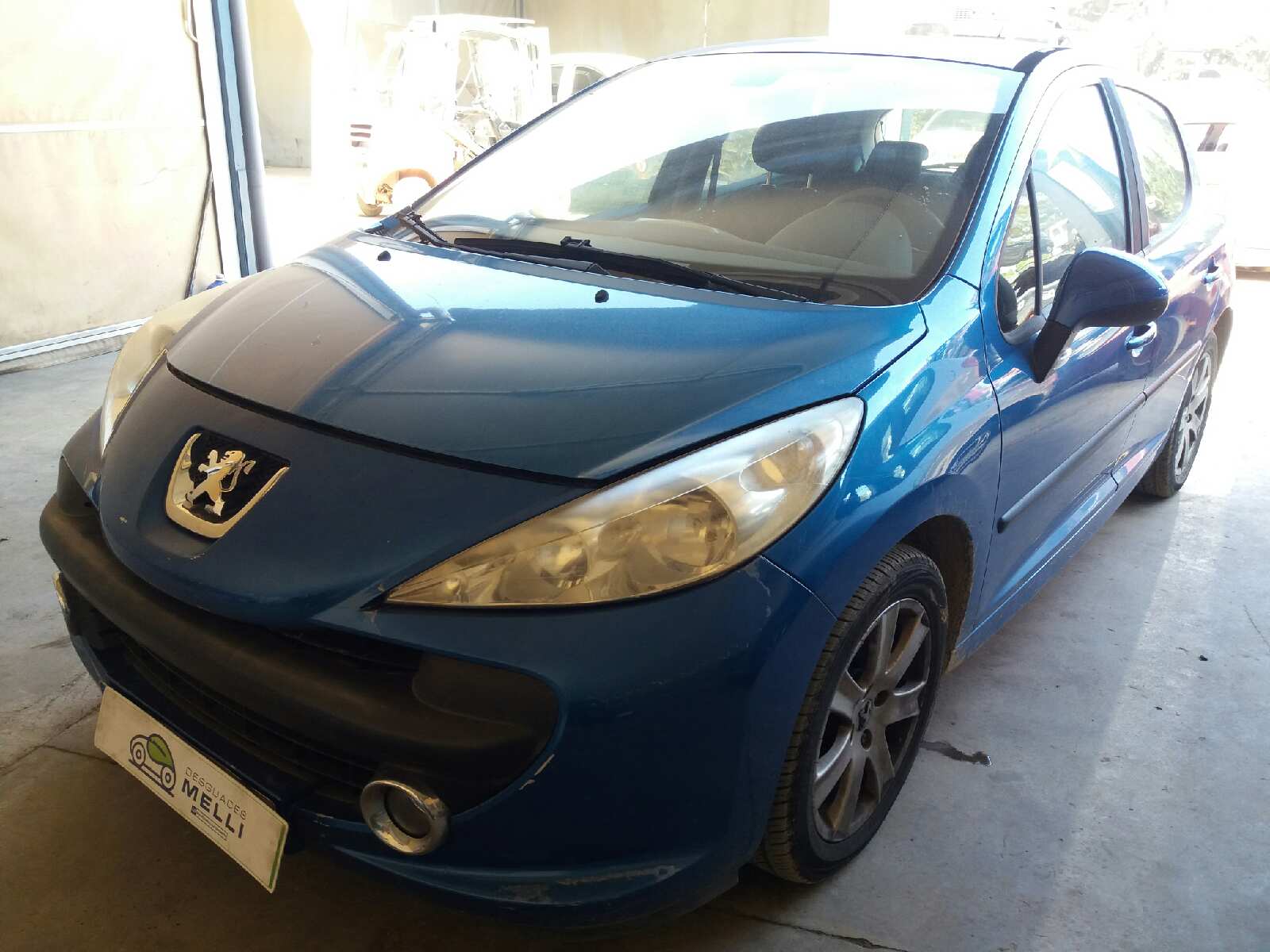 PEUGEOT 207 1 generation (2006-2009) Бампер задний 7013KS 20180016