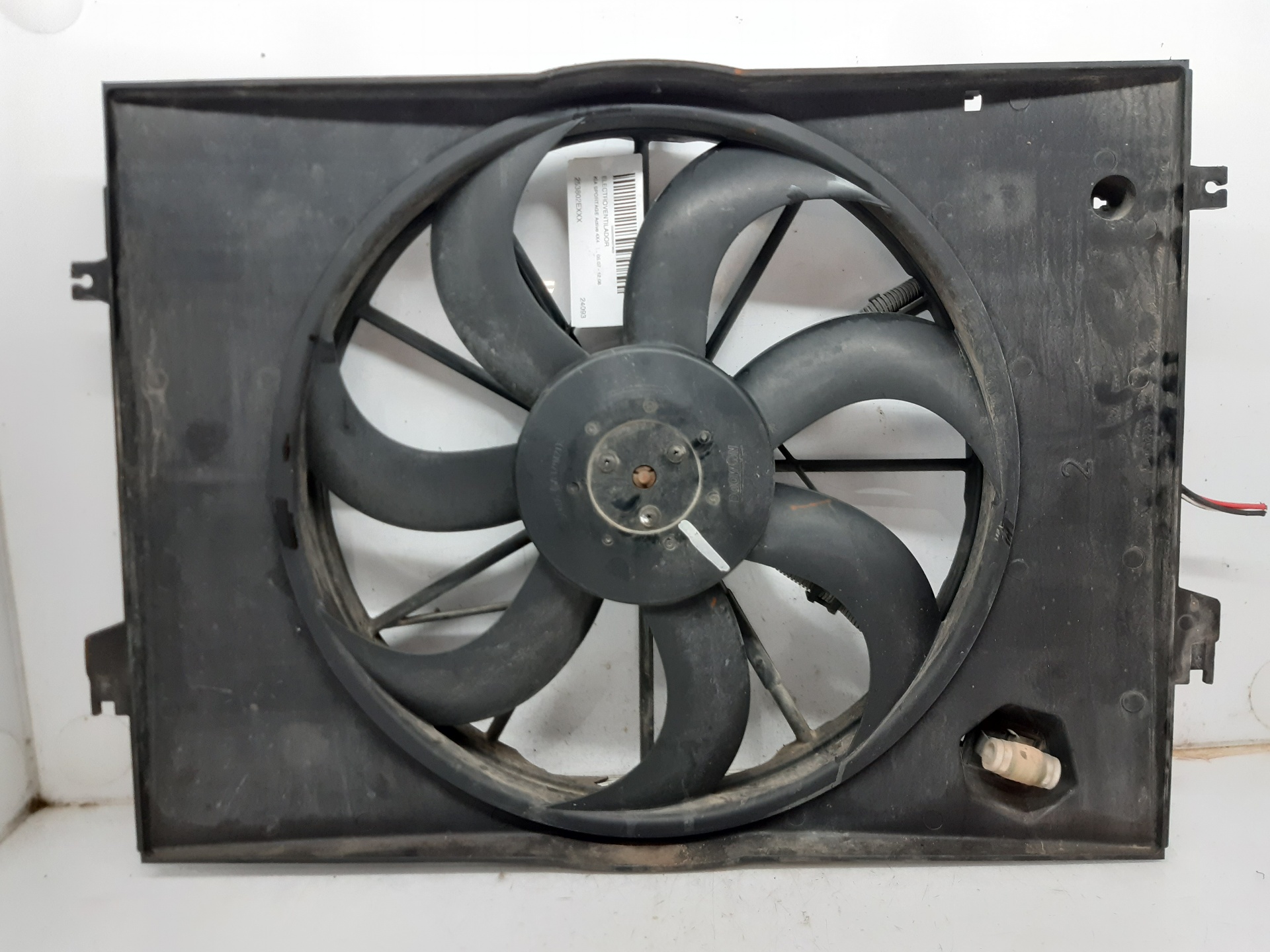 KIA Sportage 2 generation (2004-2010) Difūzoriaus ventiliatorius 253802EXXX 22014791