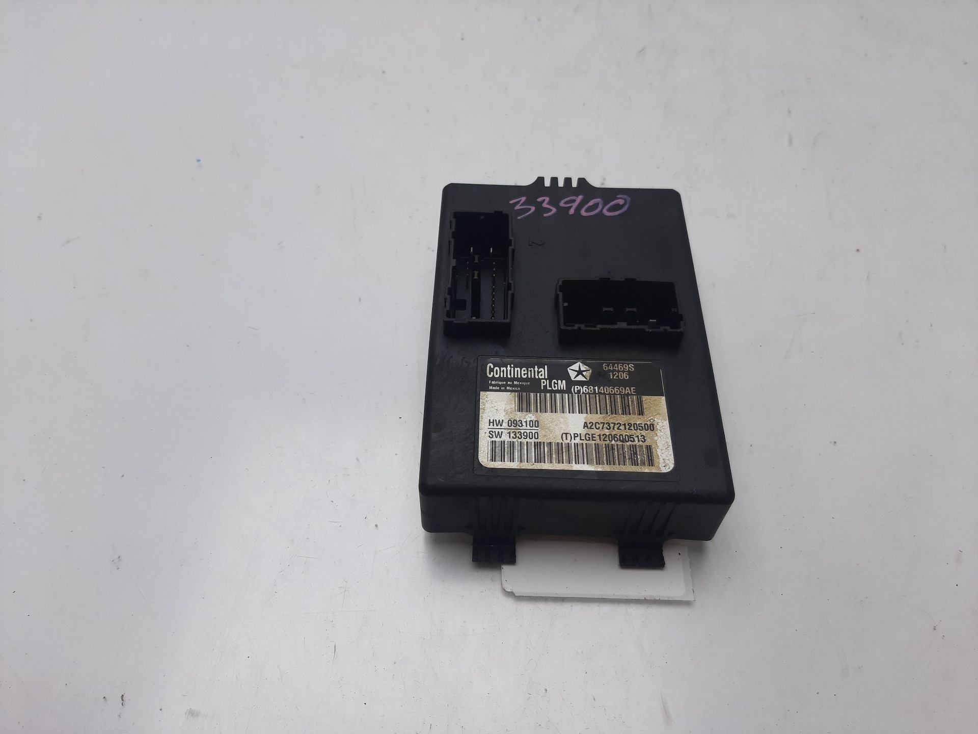 JEEP Grand Cherokee 4 generation (WK) (2004-2024) Other Control Units 68140669AE 23838956