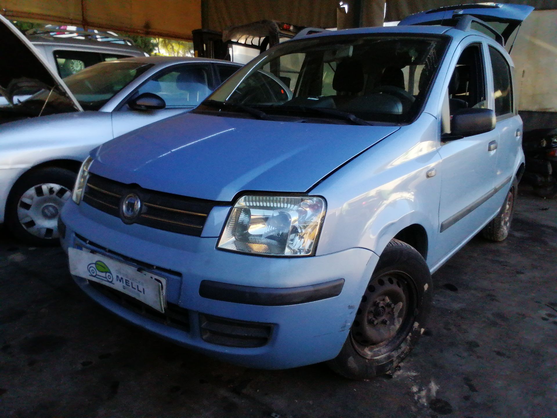 FIAT Panda 2 generation (2003-2011) Бампер задний 735357183 25609494