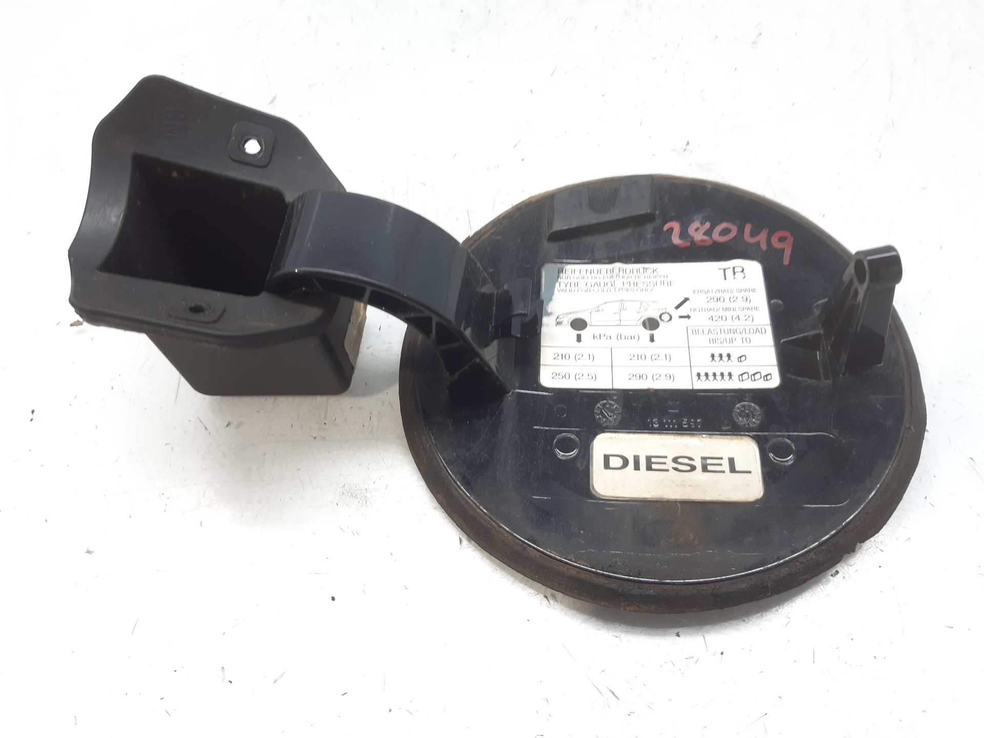OPEL Astra J (2009-2020) Fuel tank cap 13111597 18797441