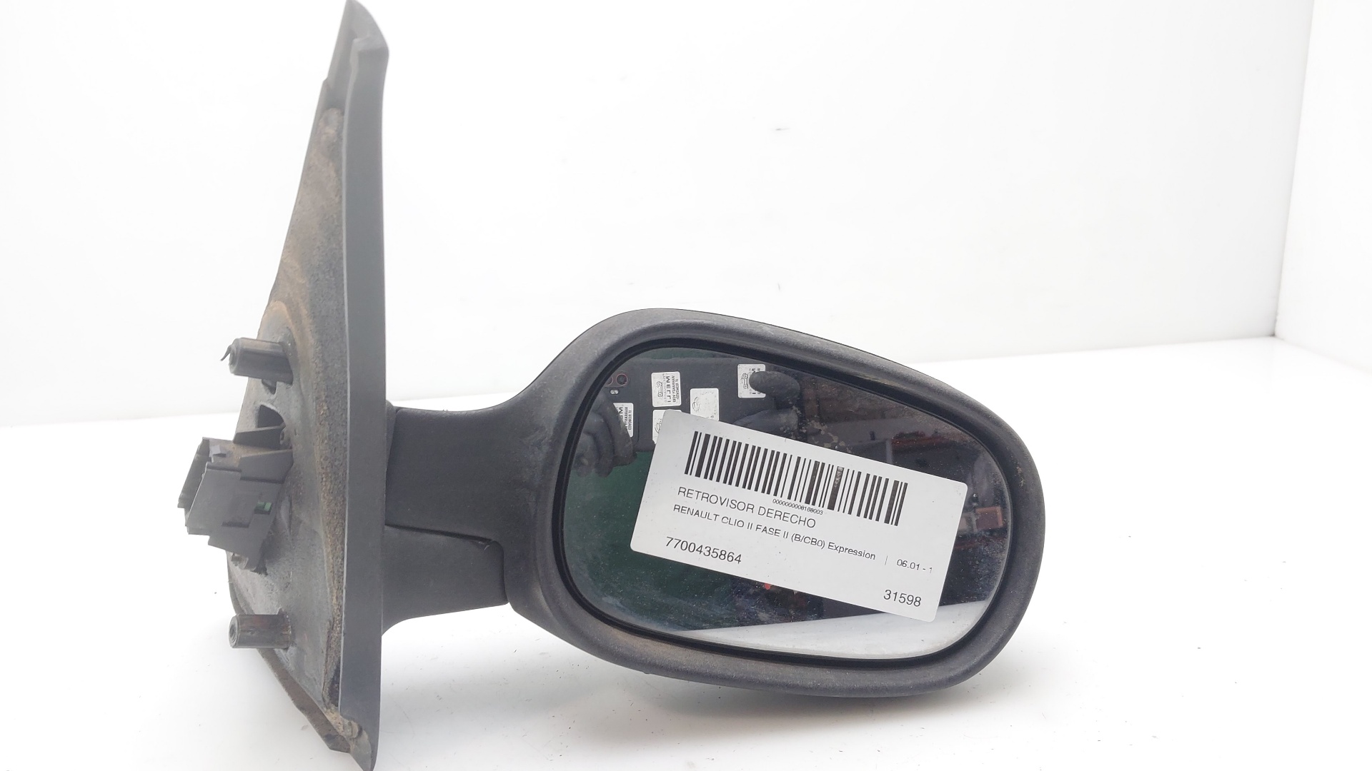 RENAULT Clio 3 generation (2005-2012) Right Side Wing Mirror 7700435864 25293451