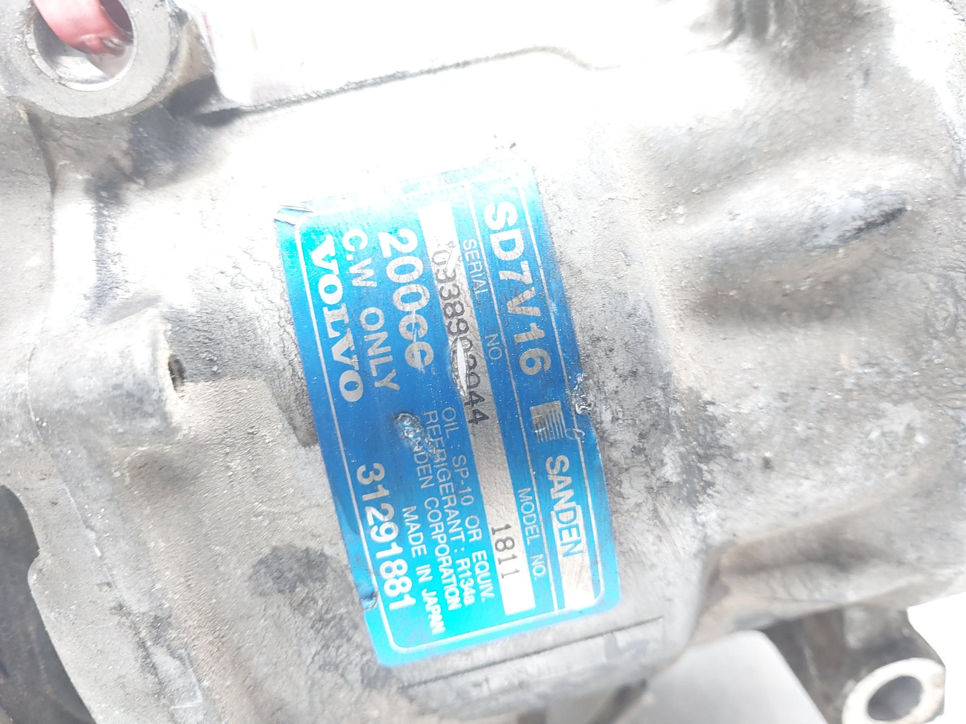 VOLVO C30 1 generation (2006-2013) Air Condition Pump 31291881 24400926
