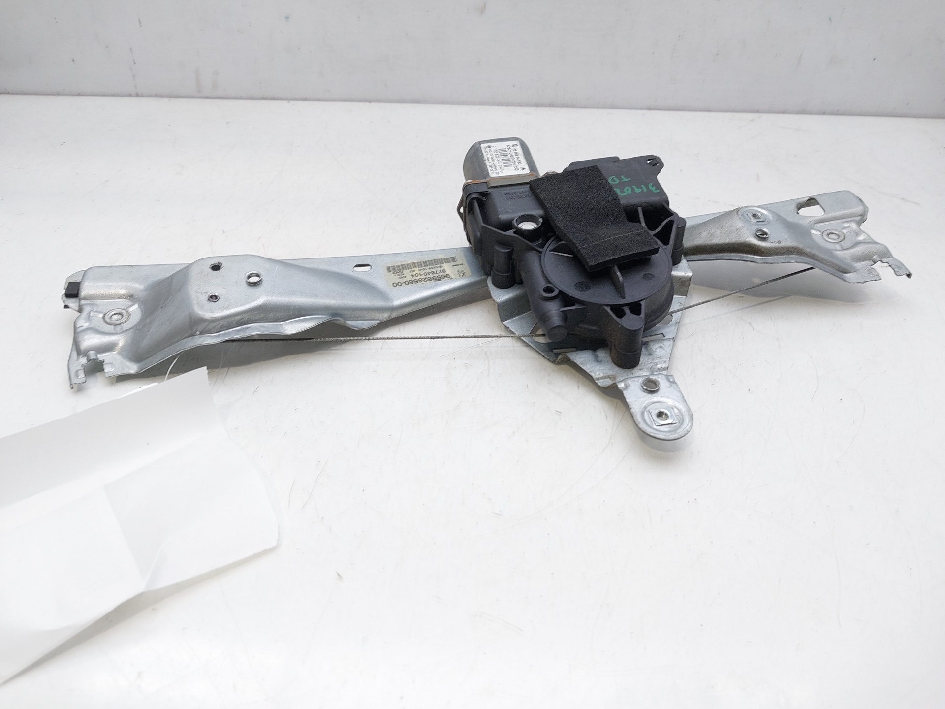 PEUGEOT 308 T7 (2007-2015) Rear Right Door Window Regulator 9224E2 21436724