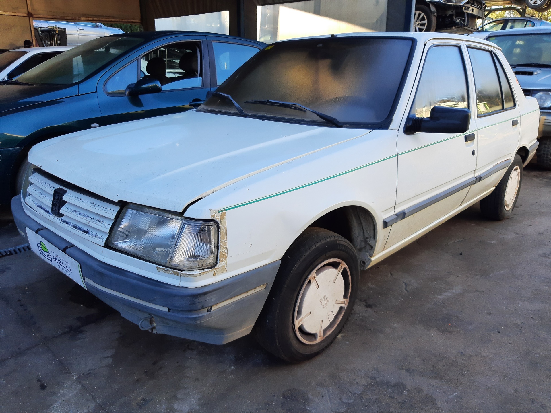 PEUGEOT 309 1 generation (1985-1993) Bakre venstre dør utvendig håndtak 910175 25207659