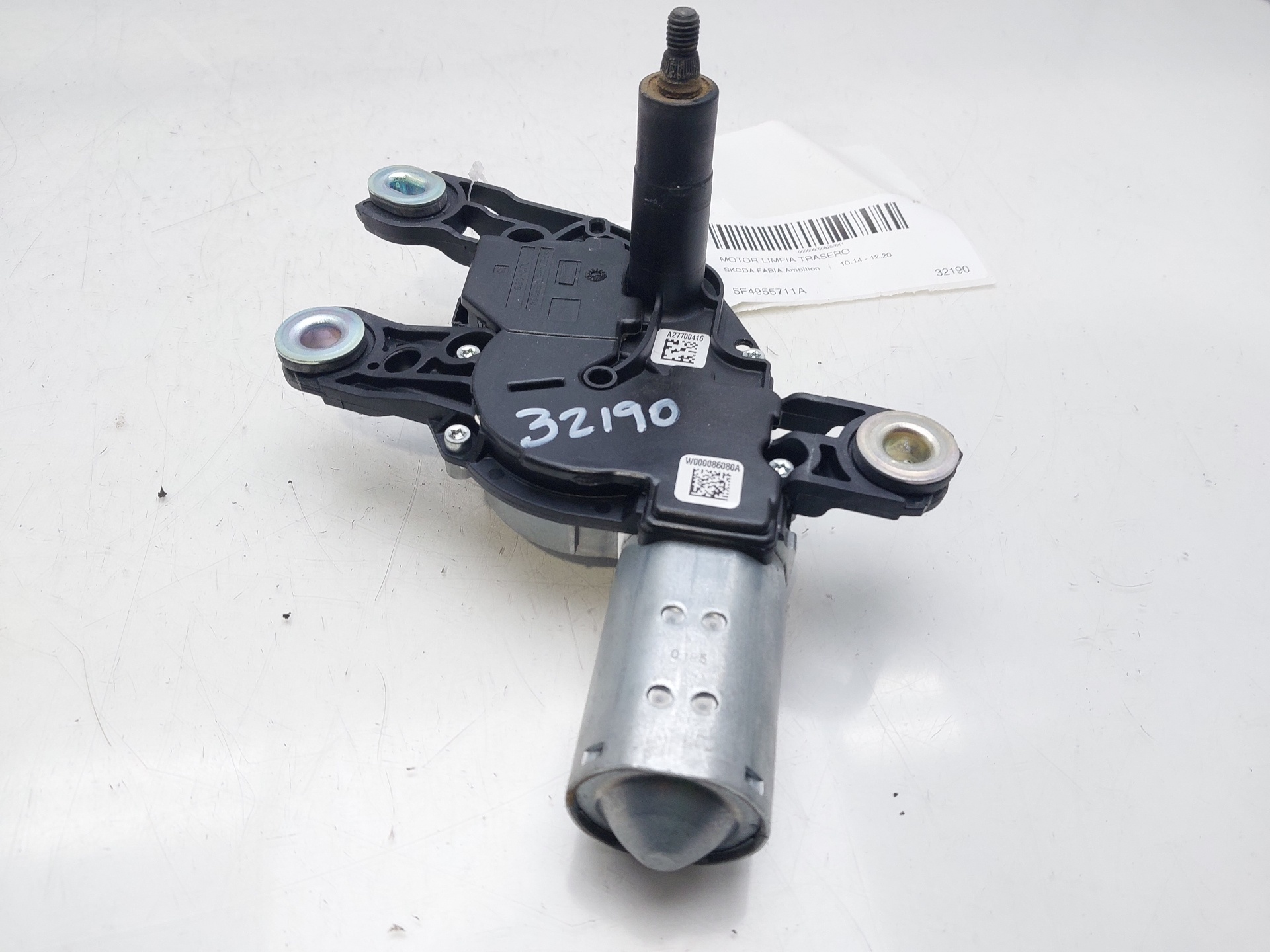 SKODA Yeti 1 generation (2009-2018) Tailgate  Window Wiper Motor 5F4955711A 22365176