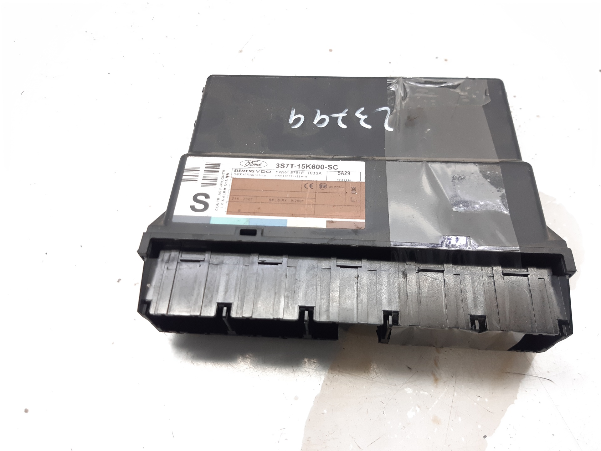 FORD Mondeo 3 generation (2000-2007) Other Control Units 3S7T15K600SC 18681016