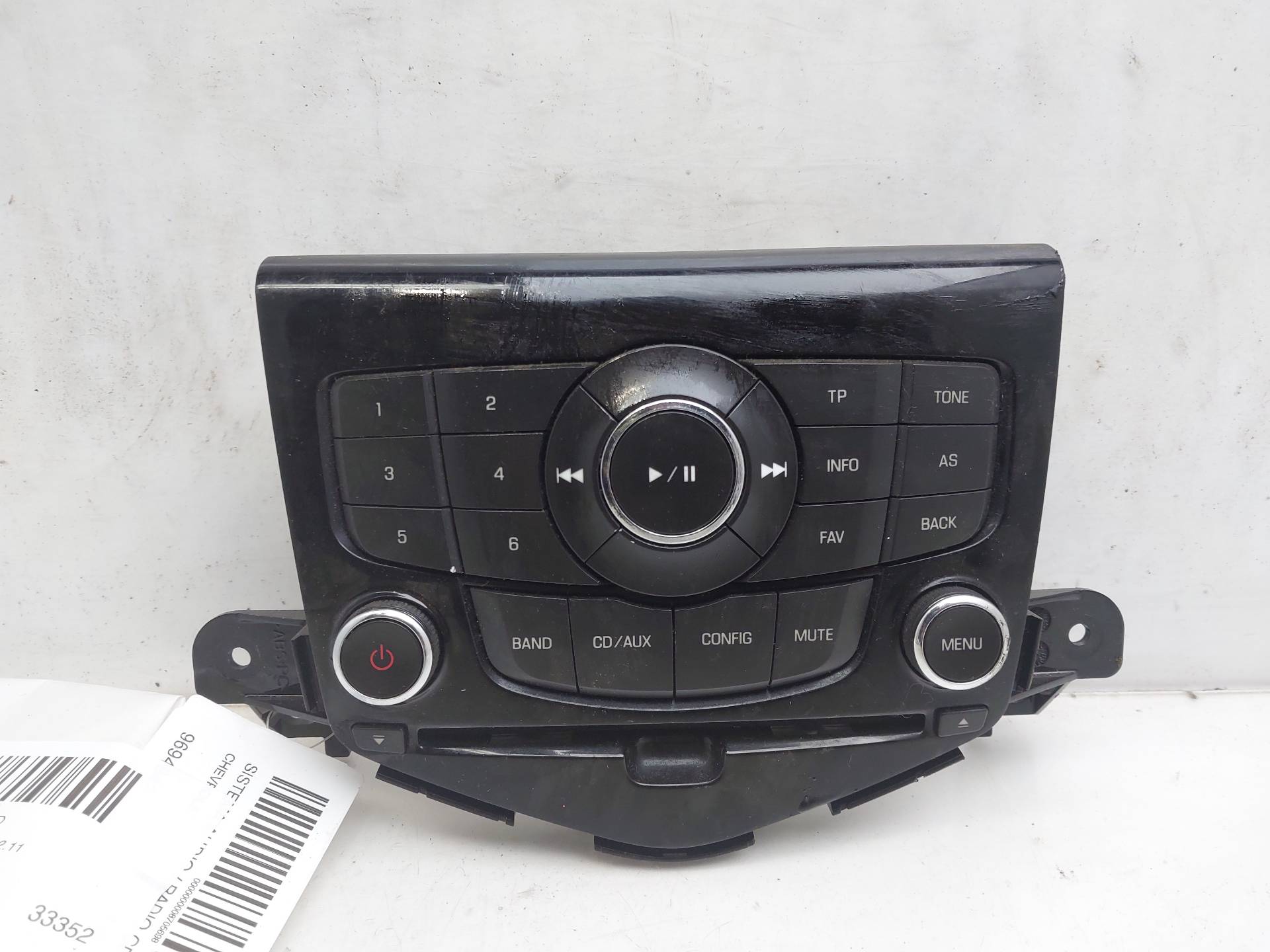 CHEVROLET Cruze 1 generation (2009-2015) Music Player Without GPS 96948426 25099652