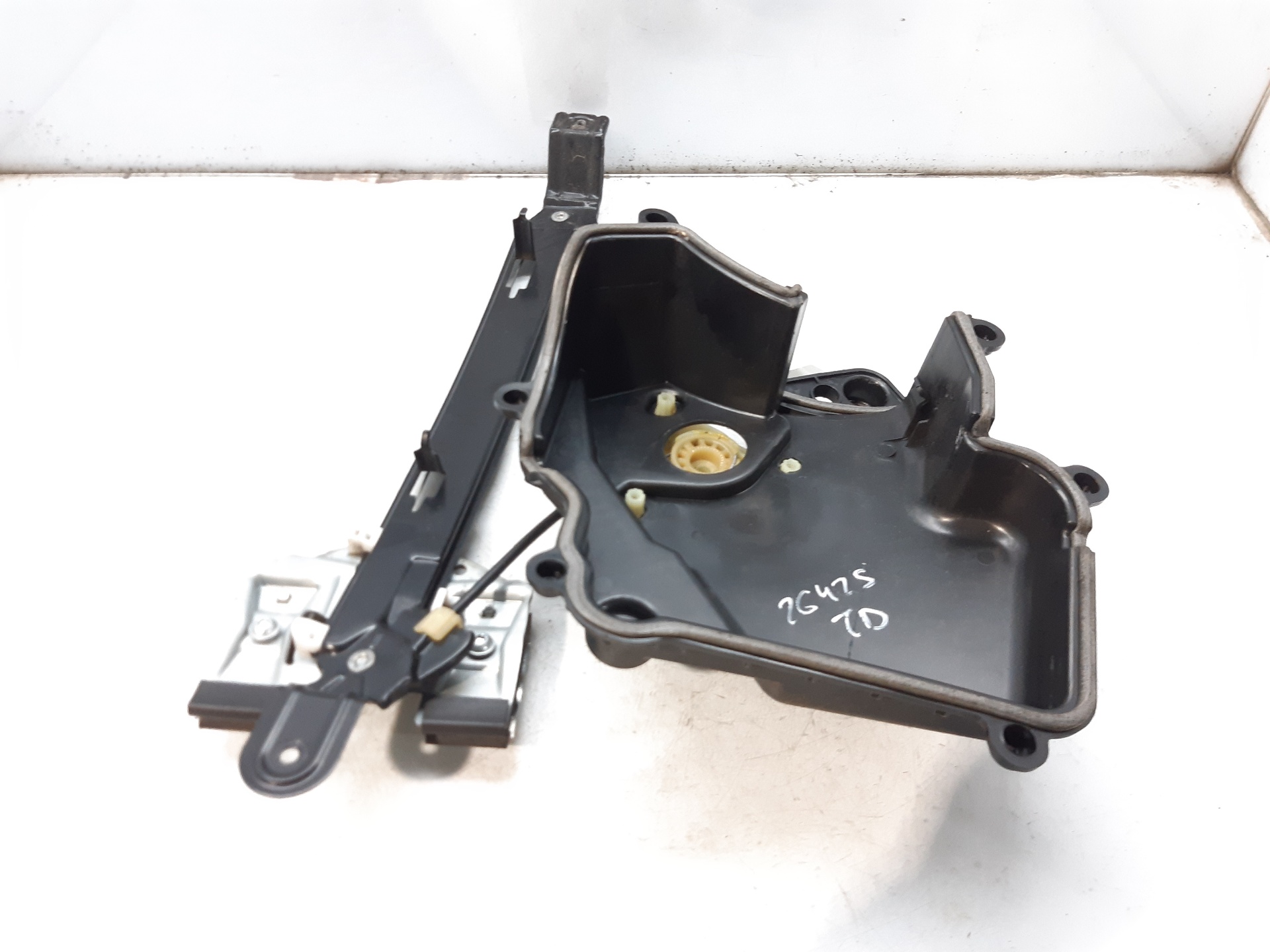 SEAT Leon 2 generation (2005-2012) Rear Right Door Window Regulator 1P0839462A 18772203