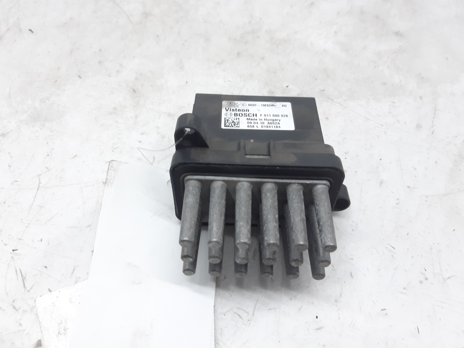 FORD Kuga 2 generation (2013-2020) Interior Heater Resistor 6G9T19E624AD 18647888