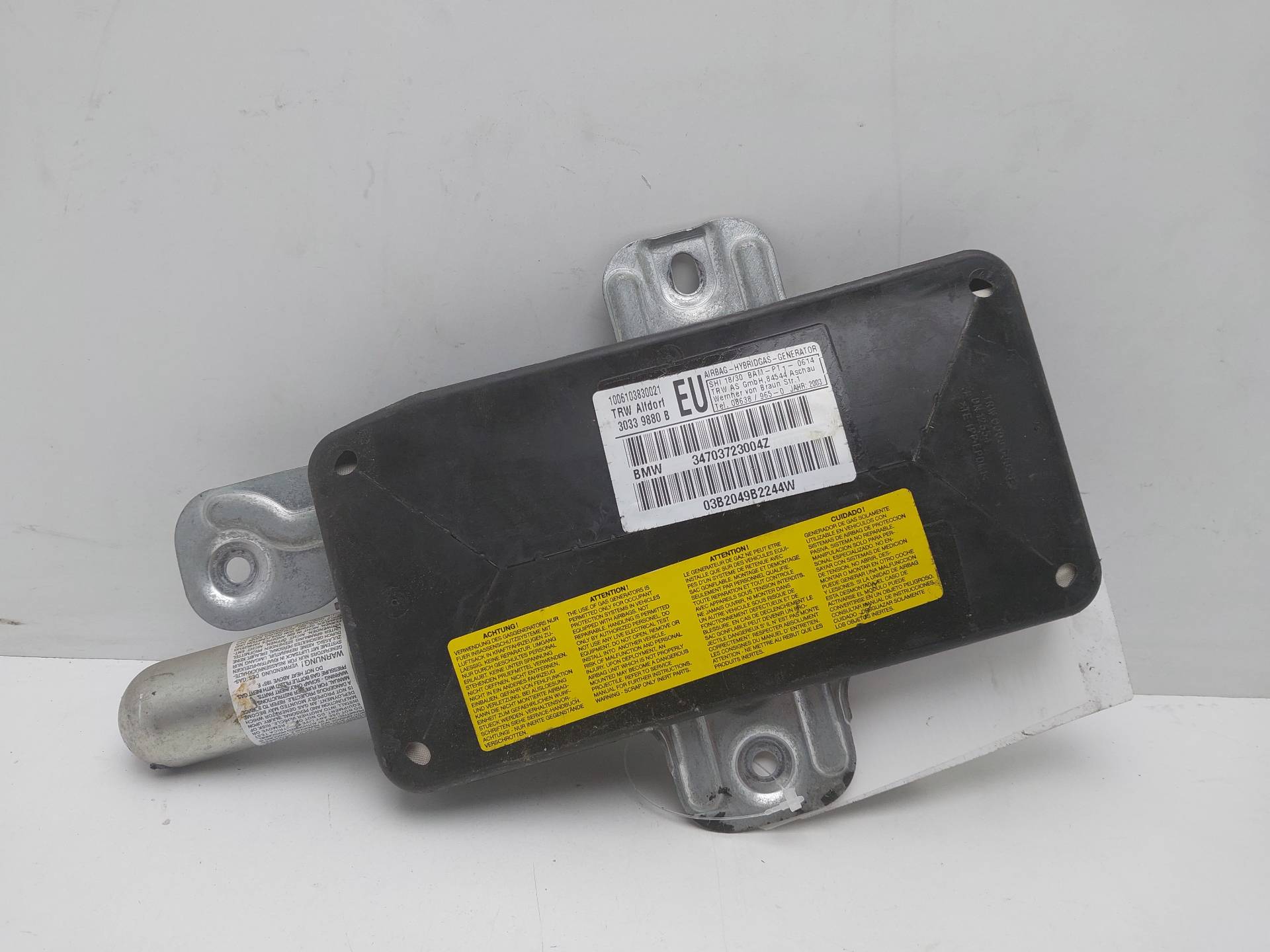 VAUXHALL 3 Series E46 (1997-2006) Priekšējo labo durvju drošības spilvens 34703723004Z 22561268