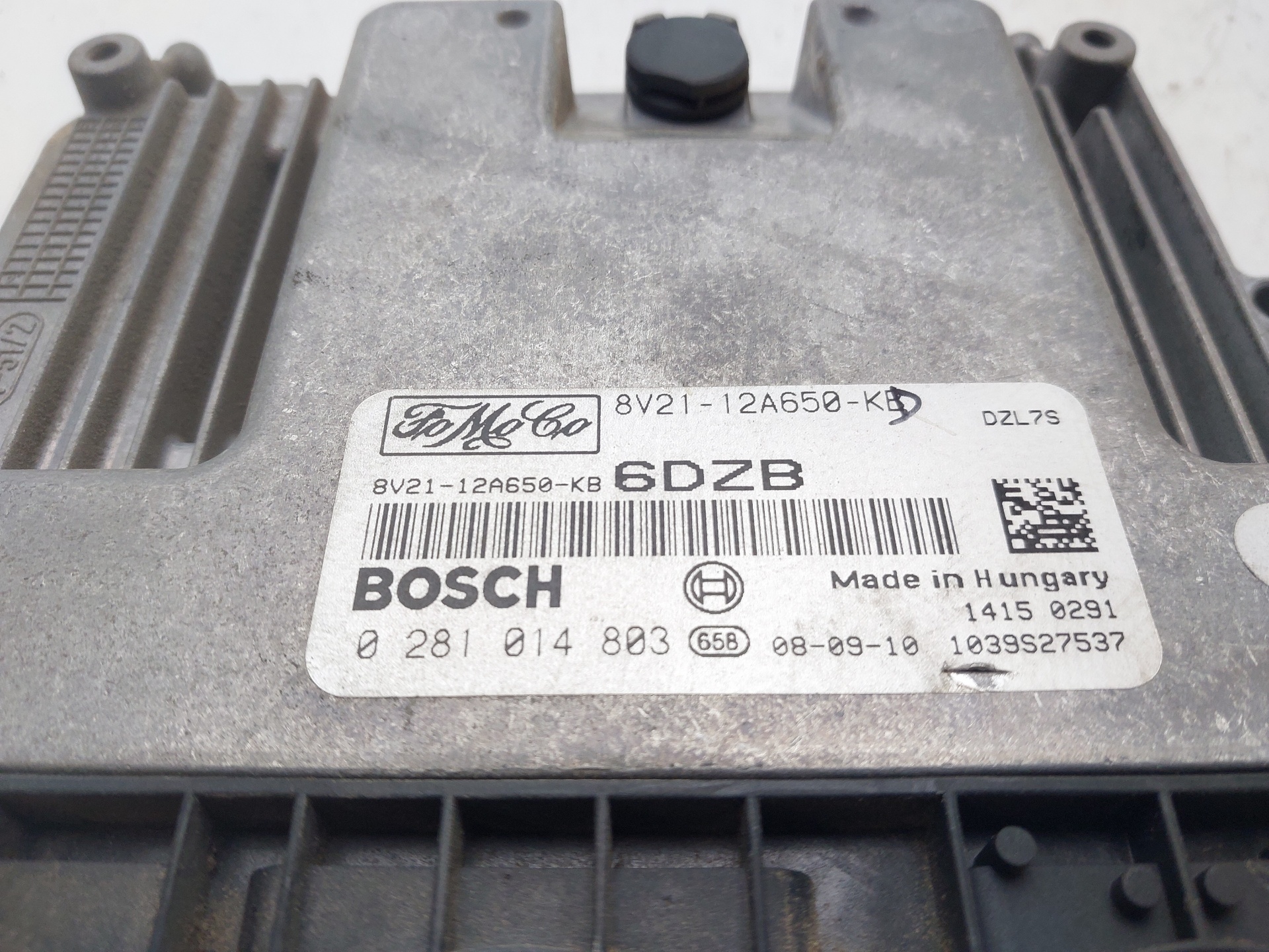 KIA Fiesta 5 generation (2001-2010) Motorkontrollenhet ECU 8V2112A650KB 22338759